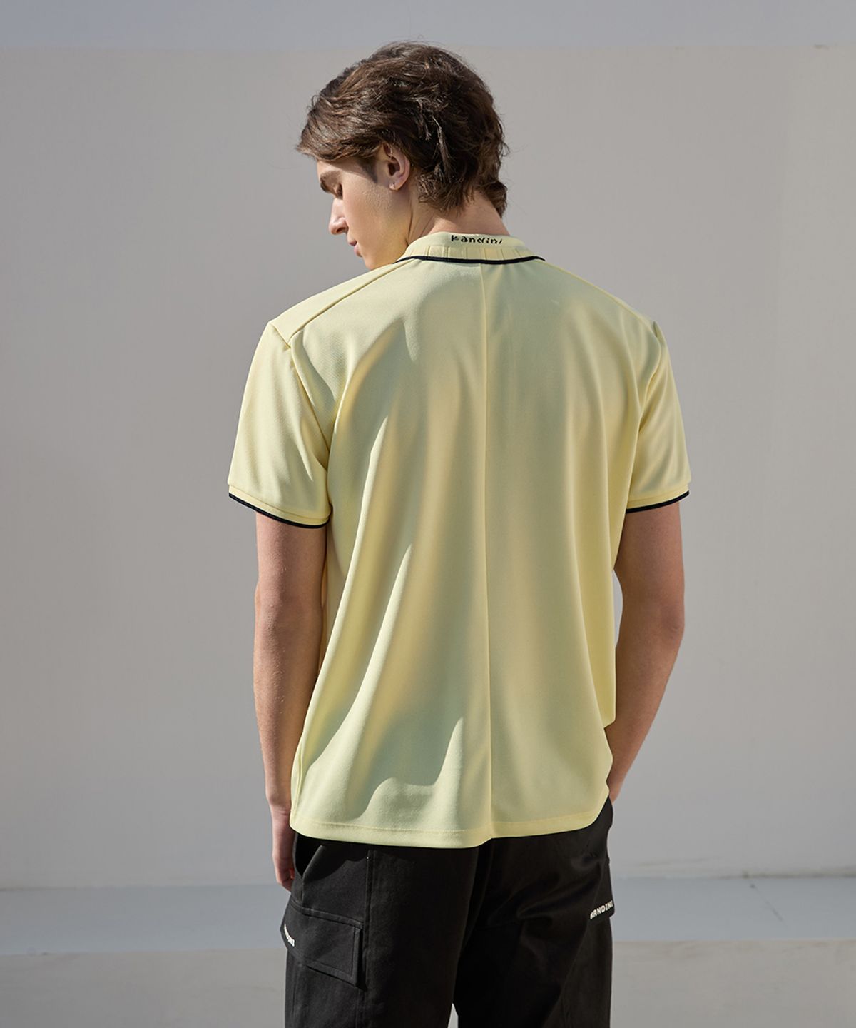 칸디니(KANDINI) 레몬 플리츠카라 폴로셔츠 (Unisex)