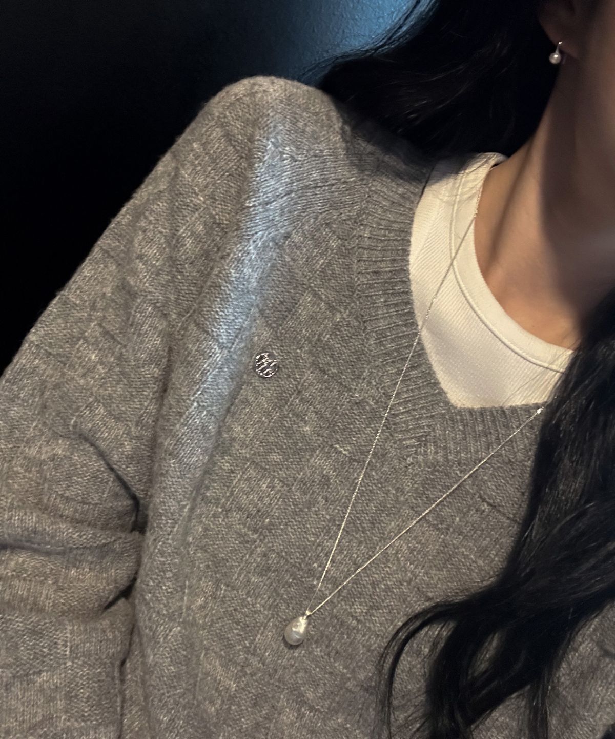 노시스(KNOSIS) [925 silver] 페어 롱 목걸이