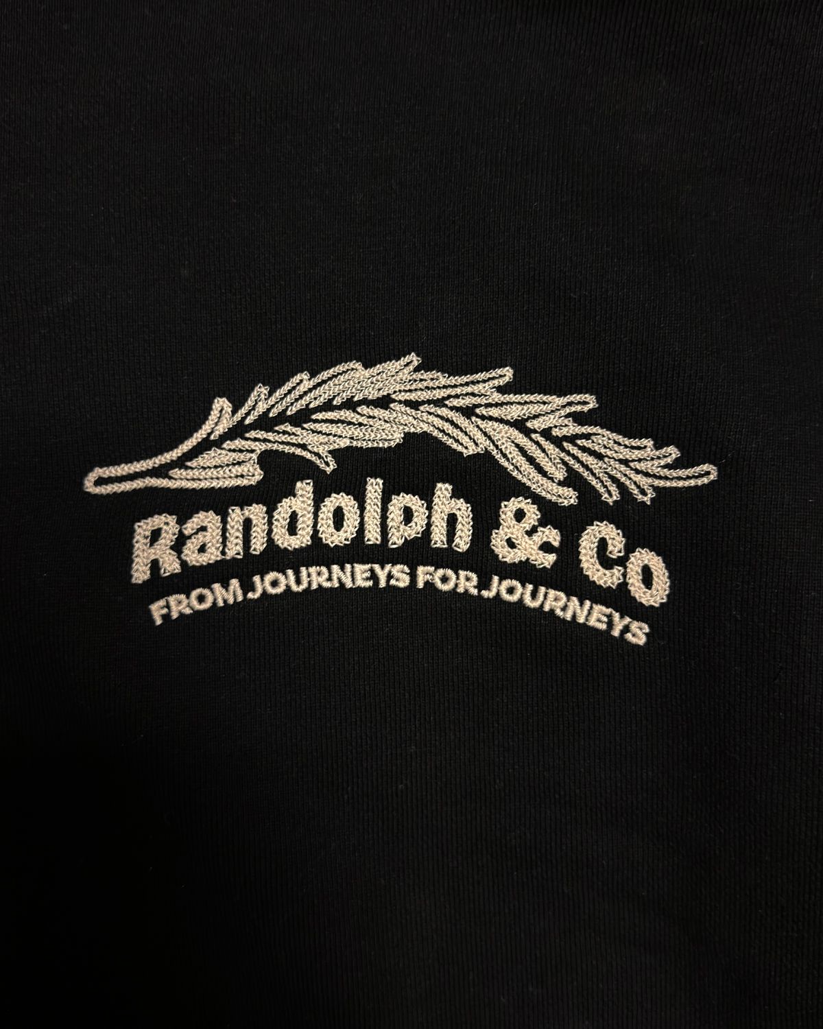 랜돌프앤코(RANDOLPH&CO) Bough Hood Zip-up_Black
