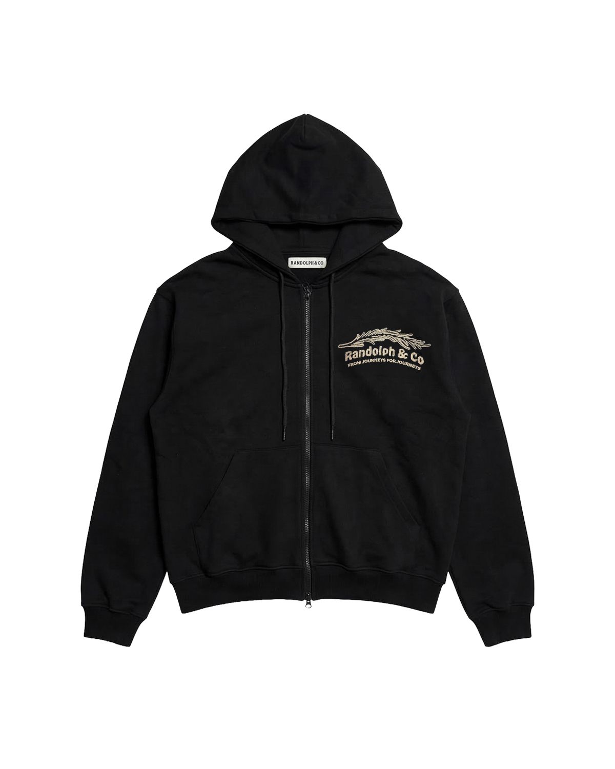 랜돌프앤코(RANDOLPH&CO) Bough Hood Zip-up_Black