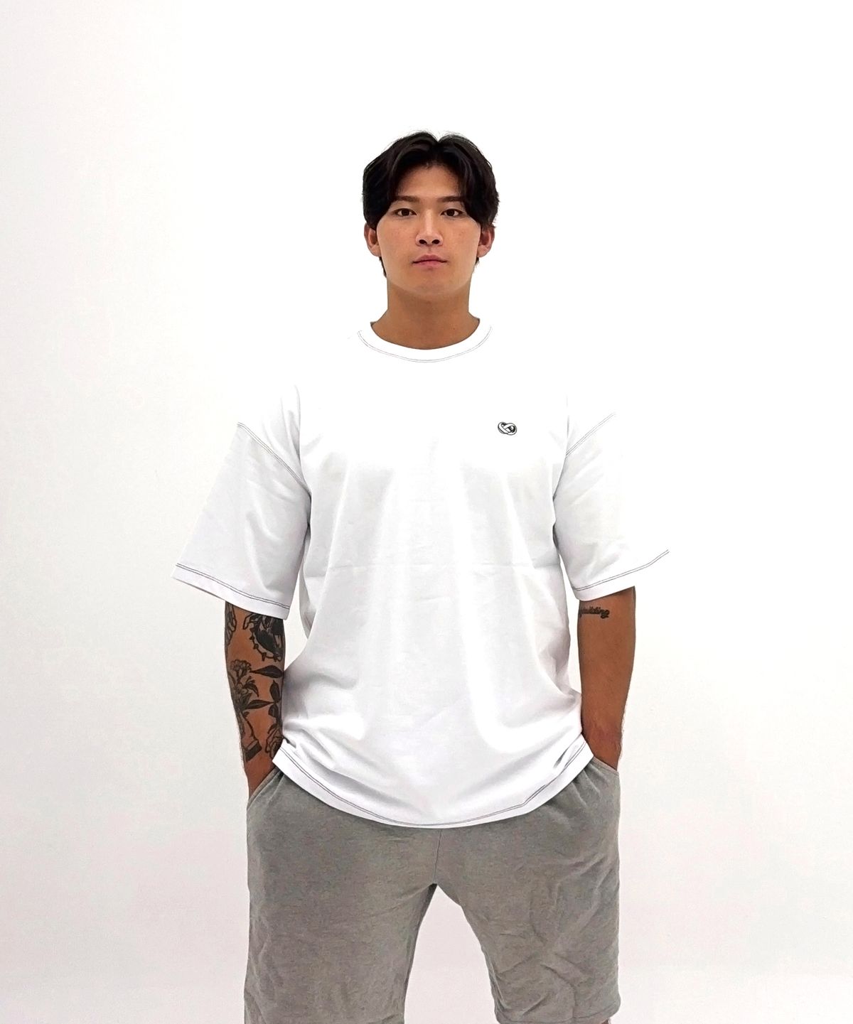 바벨웍스(BARBELLWORKS) 고중량 실배색 오버핏