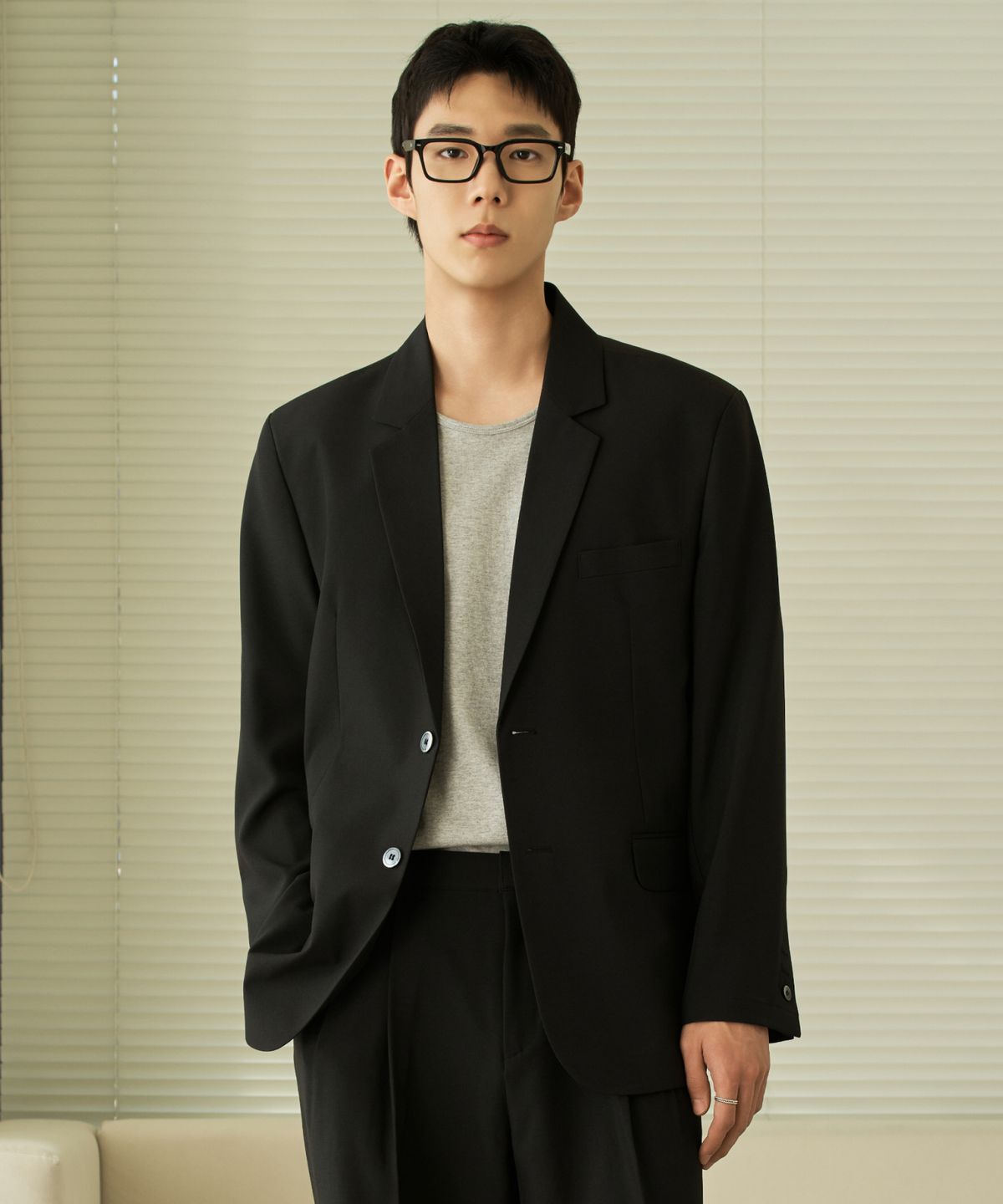 효지(HYOJI) SS 워셔블 레귤러 핏 블레이저 (S01-5컬러)