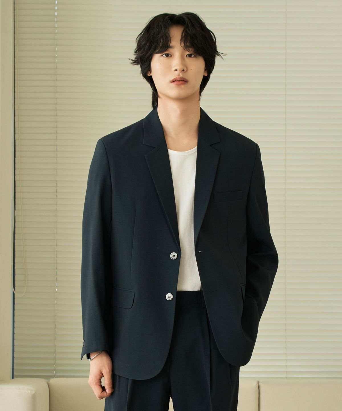 효지(HYOJI) SS 워셔블 레귤러 핏 블레이저 (S01-5컬러)