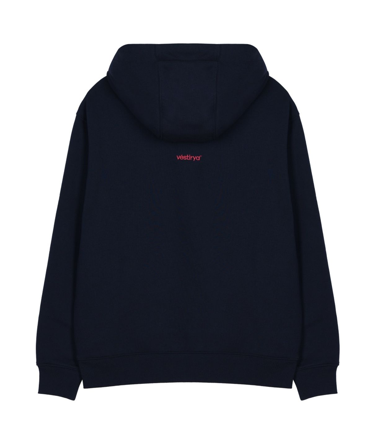 베스티리아(VESTIRYA) Vstr Campus Logo Hoodie Navy