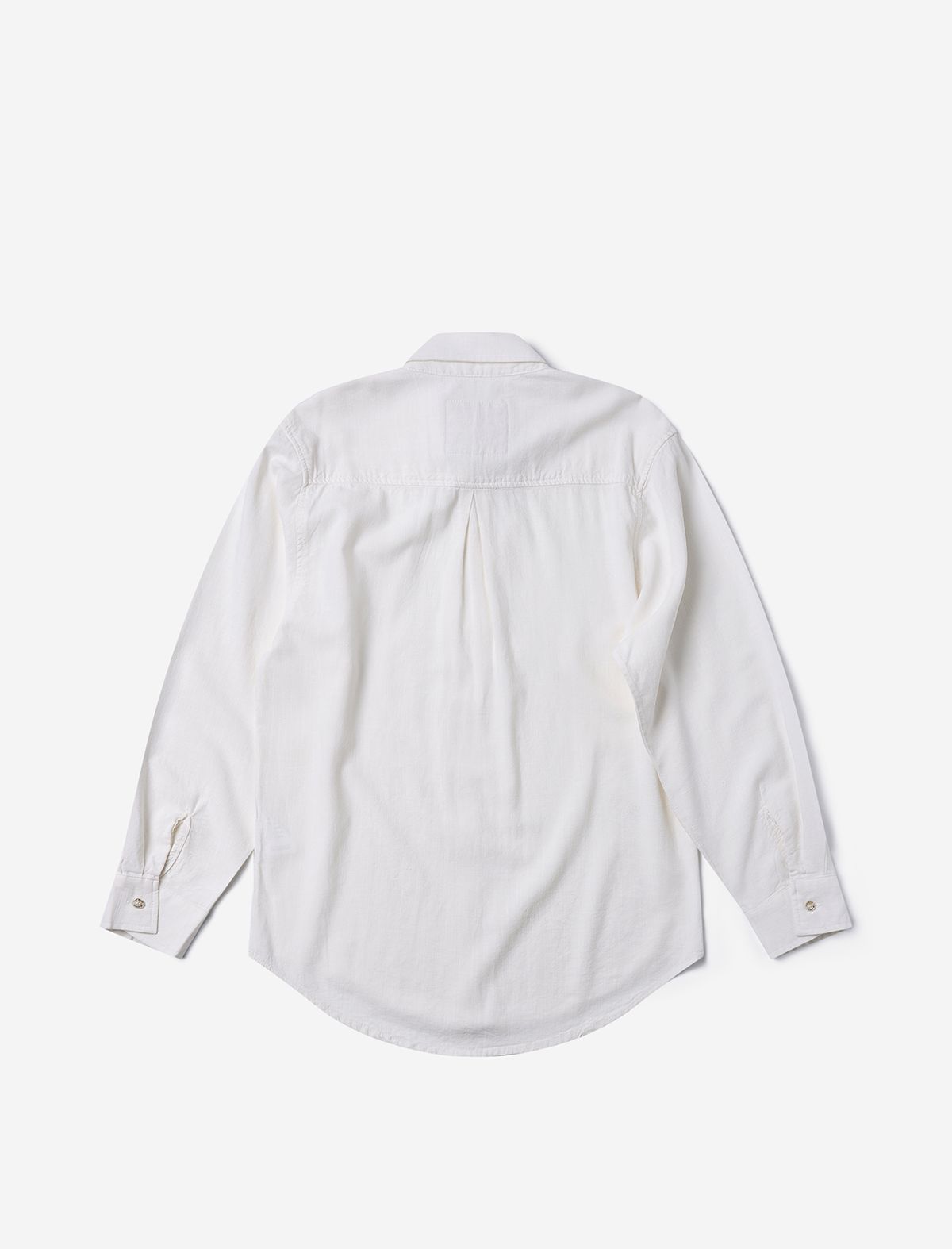 플랫웨이브 인 서울(FLATWAVE IN SEOUL) Loen Linen Longsleeve Shirt Ivory