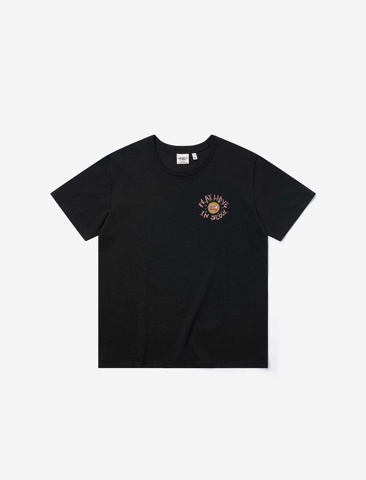 플랫웨이브 인 서울(FLATWAVE IN SEOUL) Nilo Print T-Shirts Black