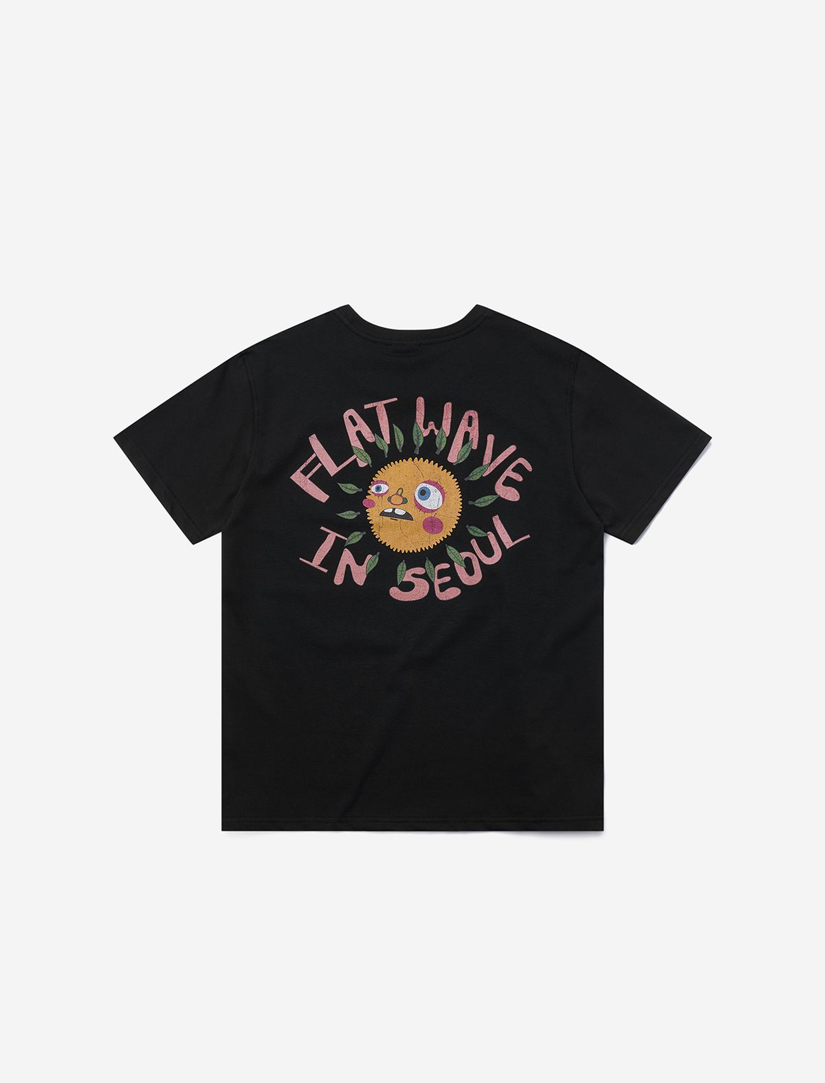 플랫웨이브 인 서울(FLATWAVE IN SEOUL) Nilo Print T-Shirts Black