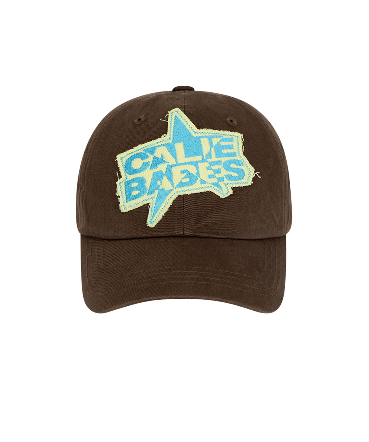 에즈이프 캘리(ASIF CALIE) CALIE BABES PATCH BALL CAP BROWN