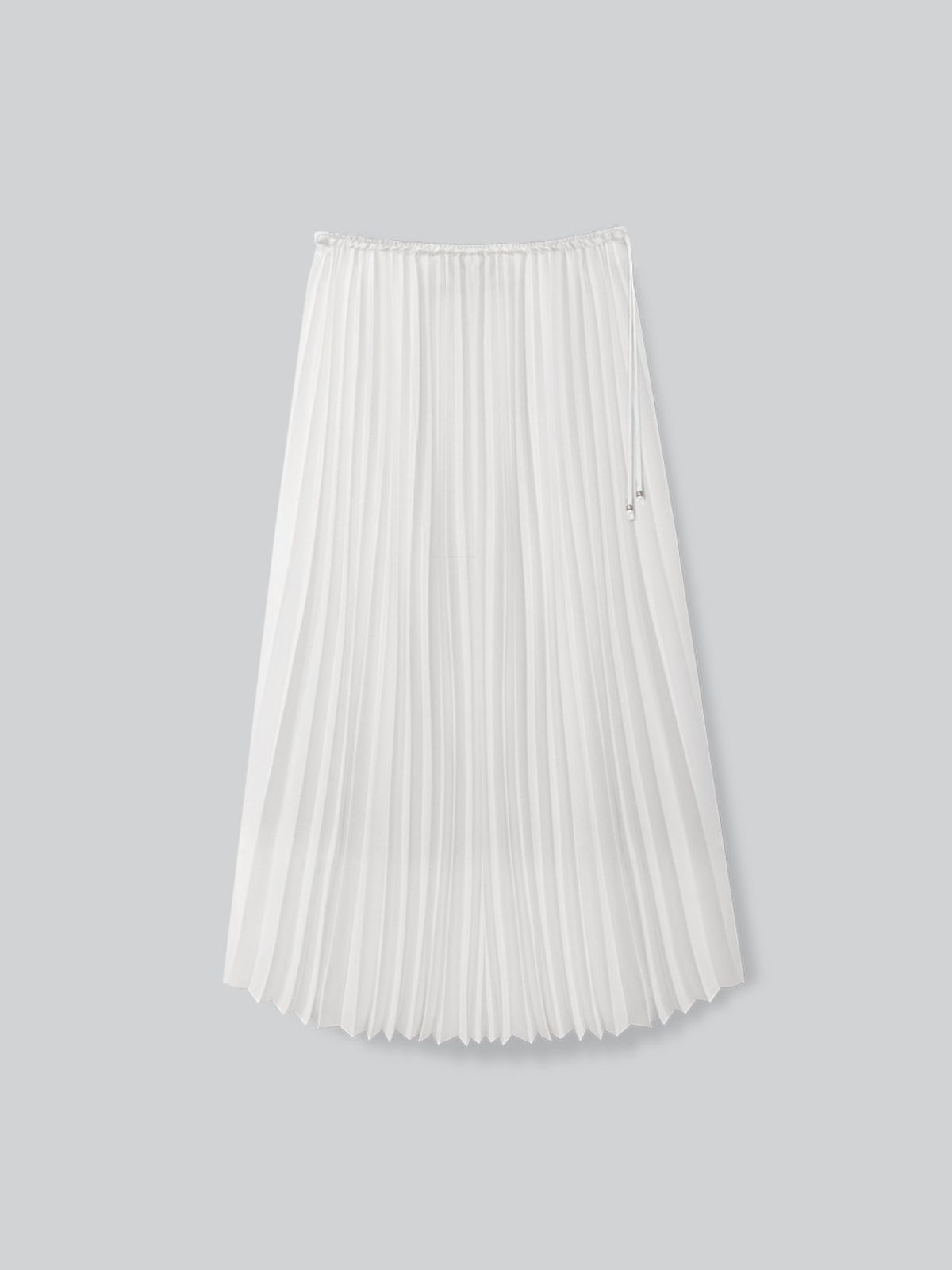 앤하츠(ANNEHEARTS) Airy Pleats Long Skirt_WHITE