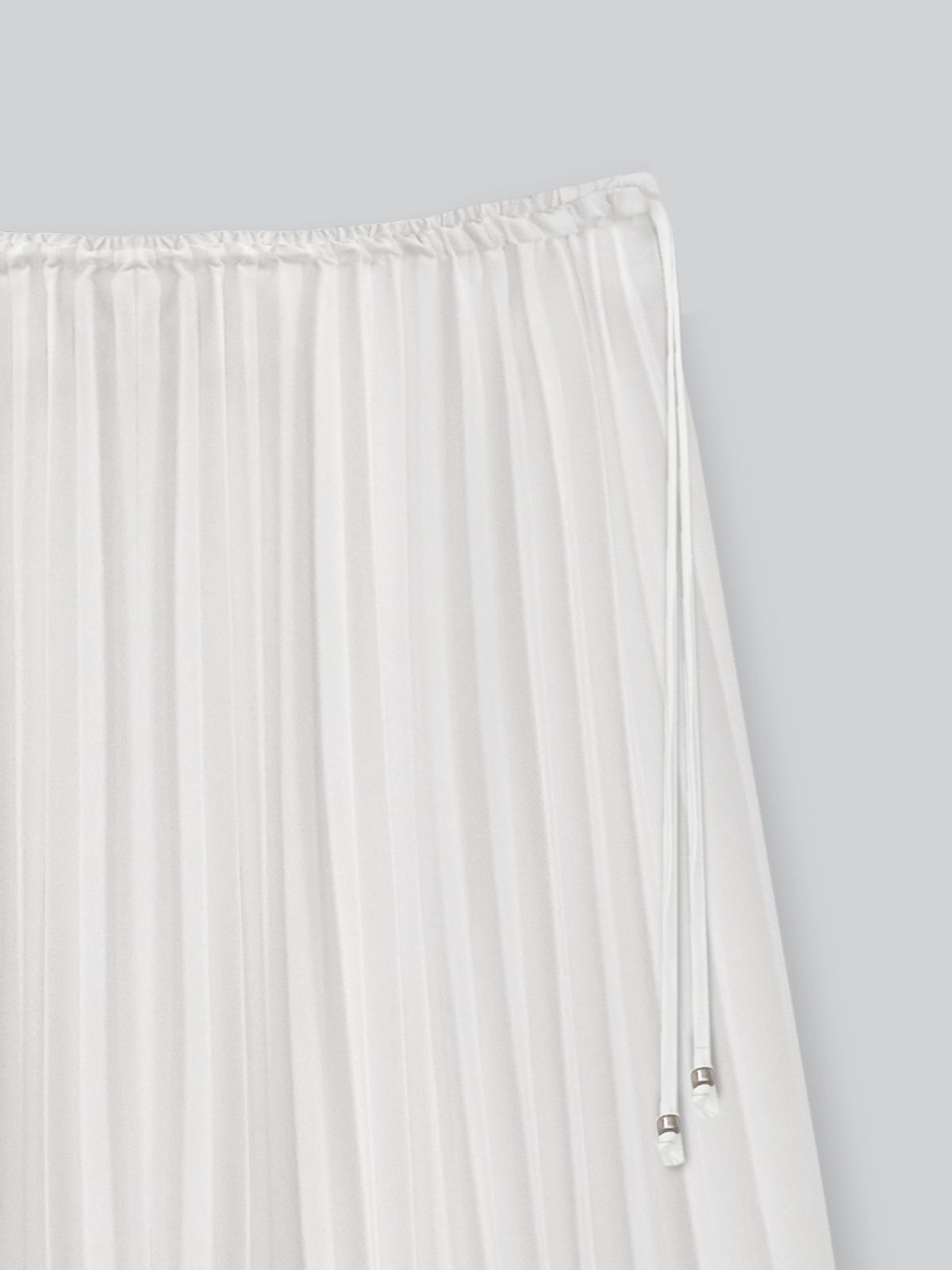 앤하츠(ANNEHEARTS) Airy Pleats Long Skirt_WHITE