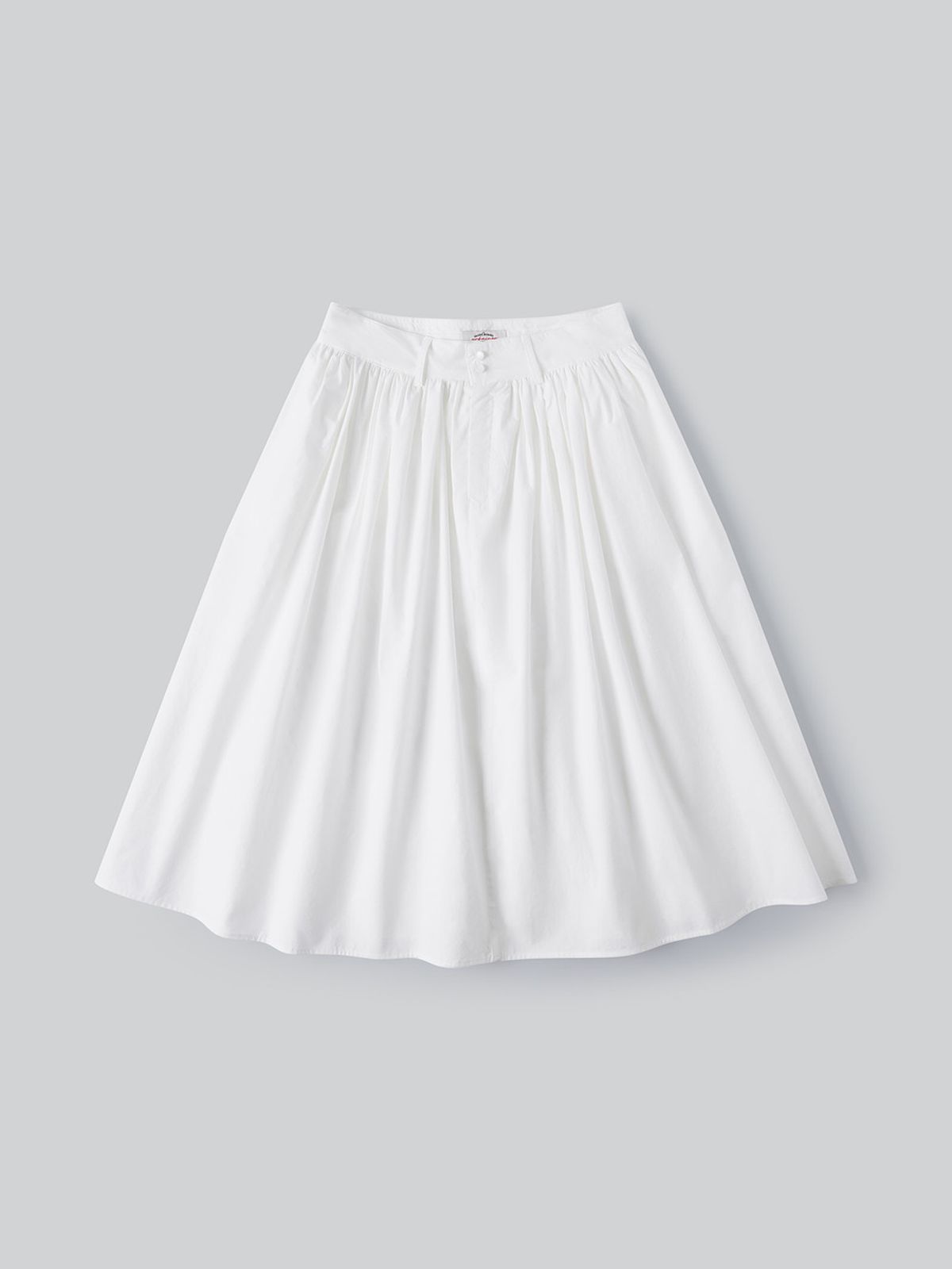 앤하츠(ANNEHEARTS) Crispy Balloon Long Skirt_WHITE
