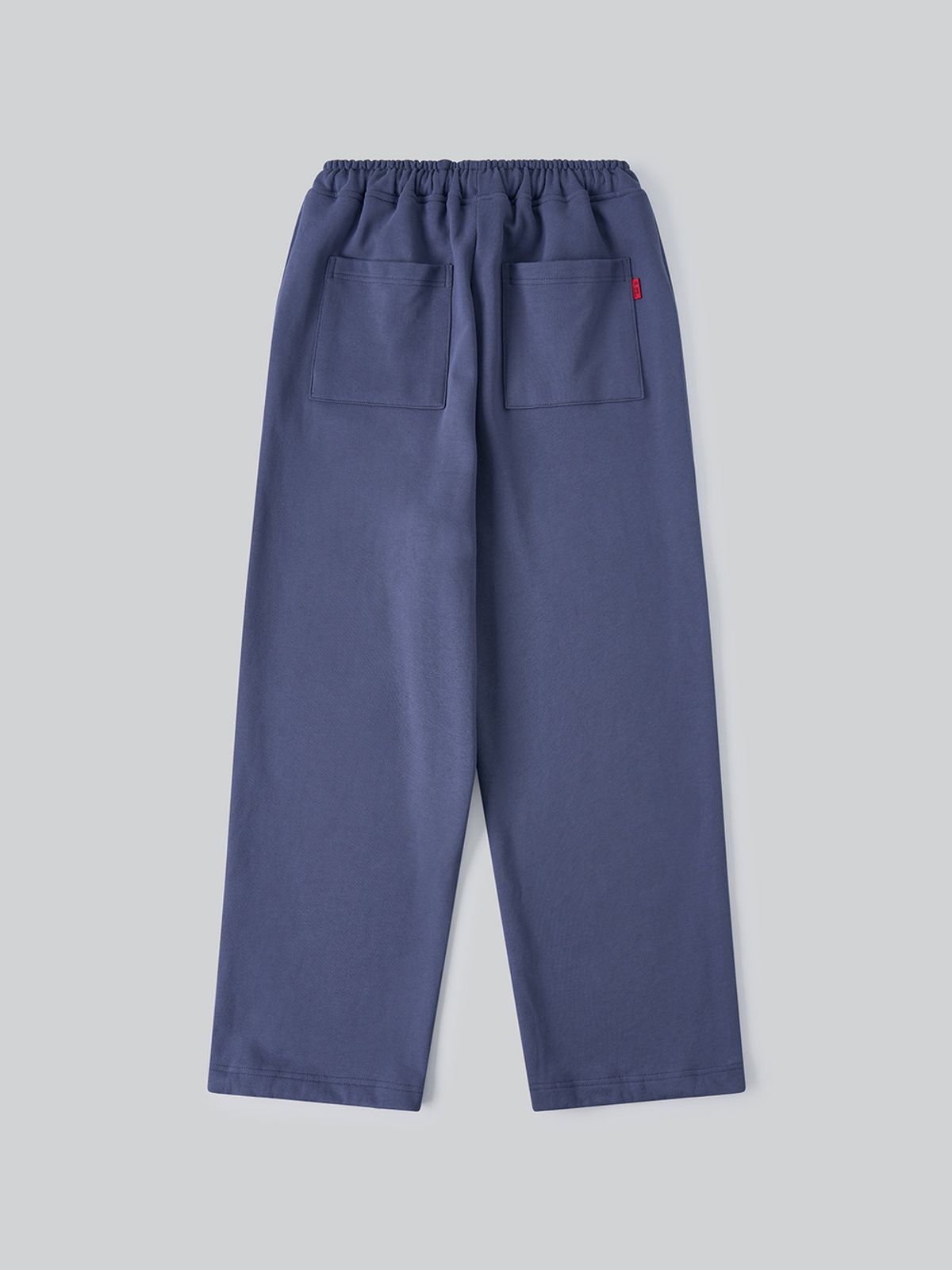 앤하츠(ANNEHEARTS) Diagonal Wide Sweatpants_BLUE