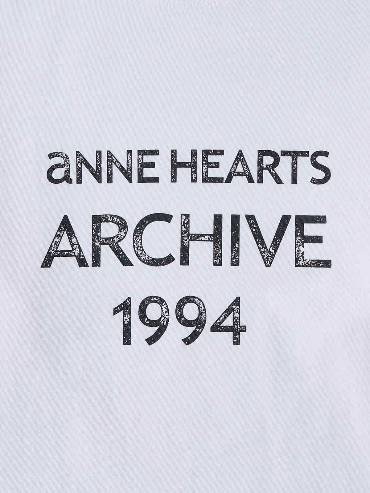 앤하츠(ANNEHEARTS) Vintage Letter Archive Sleeve_WHITE