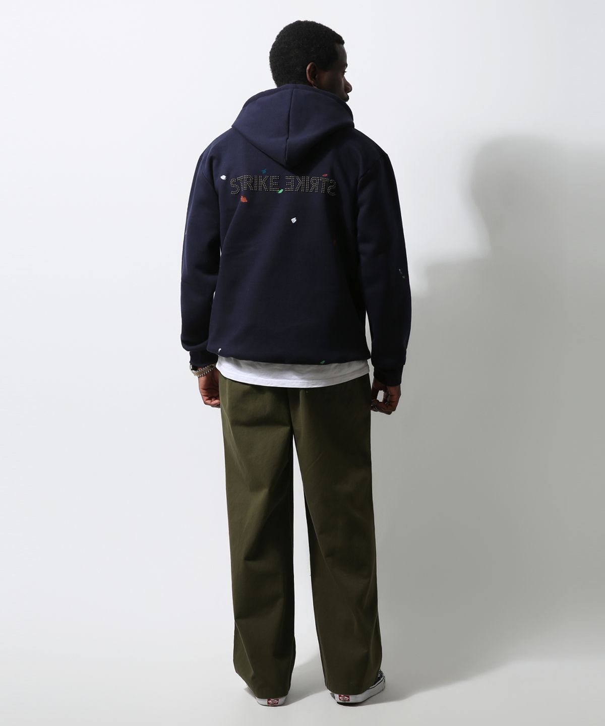 스트라이크(STRIKE) Washed Cotton Relaxed Pants (OLIVE)