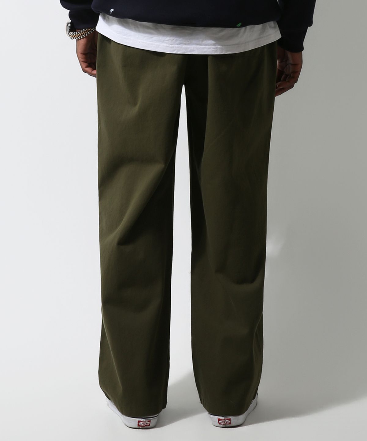 스트라이크(STRIKE) Washed Cotton Relaxed Pants (OLIVE)