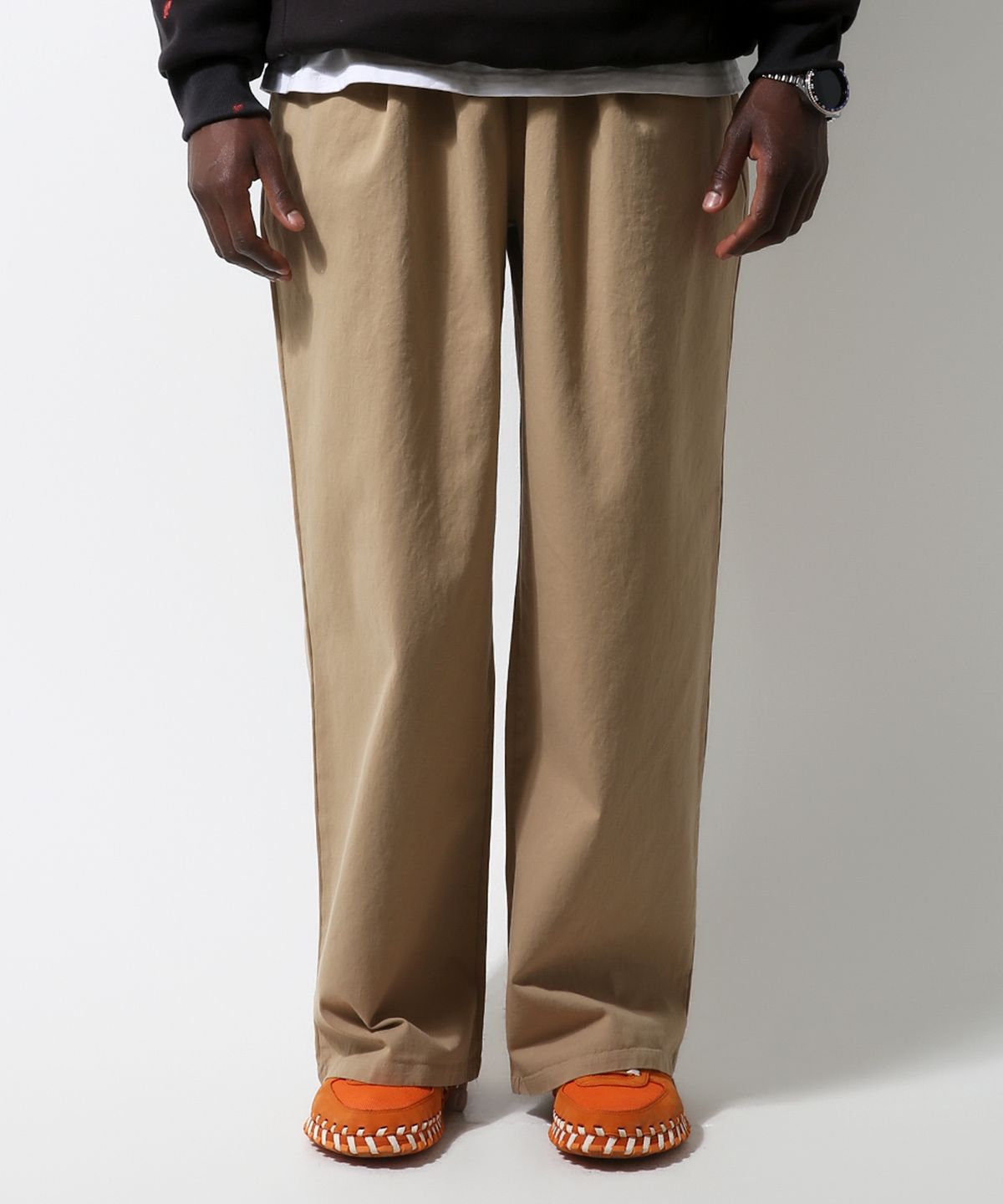 스트라이크(STRIKE) Washed Cotton Relaxed Pants (BEIGE)