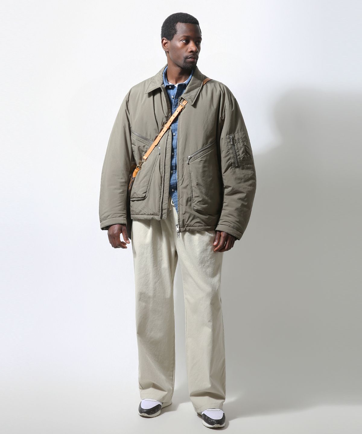 스트라이크(STRIKE) Washed Cotton Relaxed Pants (IVORY)