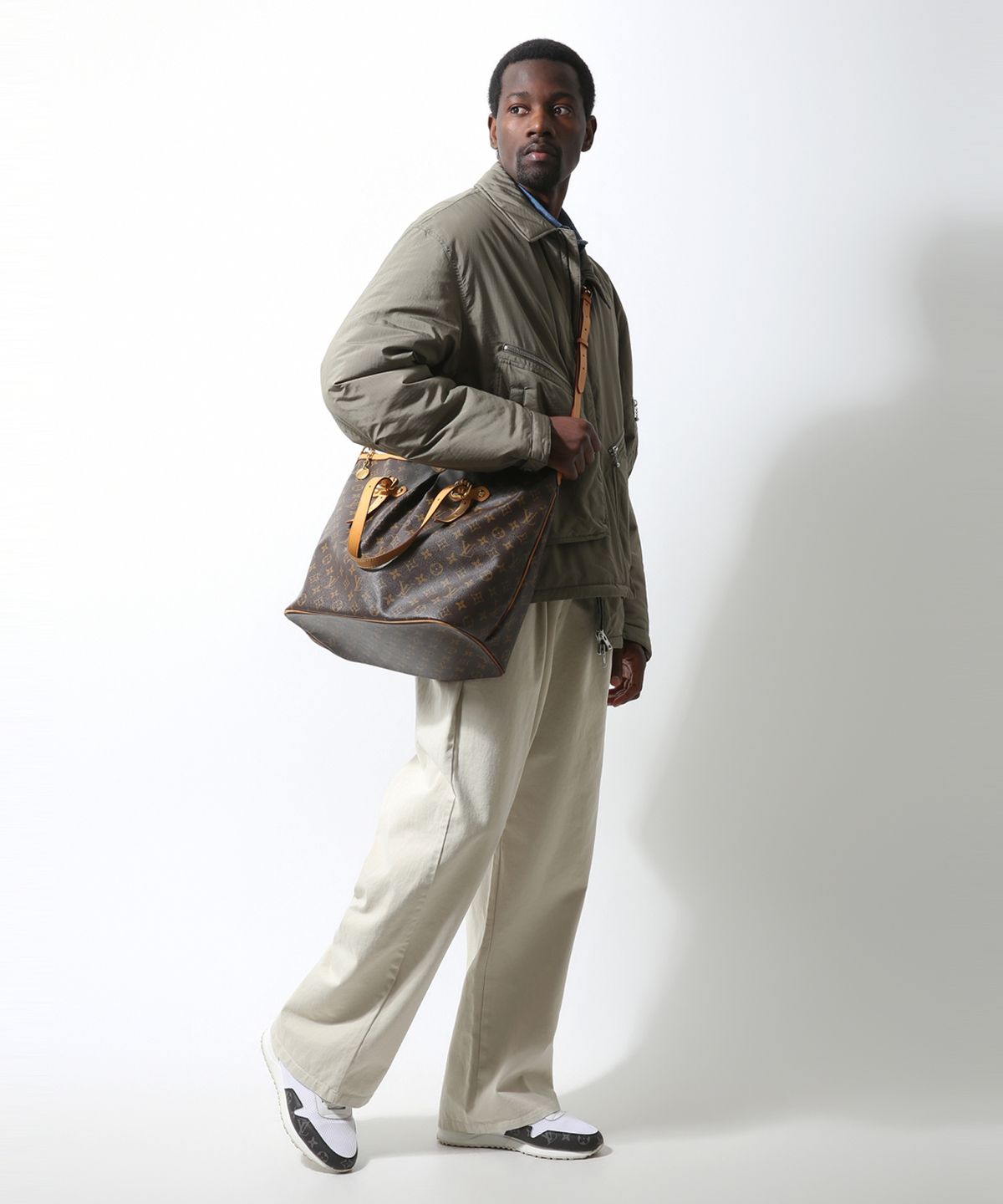 스트라이크(STRIKE) Washed Cotton Relaxed Pants (IVORY)