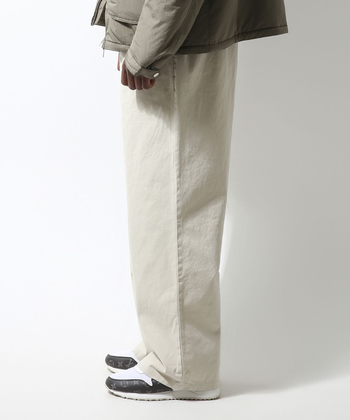 스트라이크(STRIKE) Washed Cotton Relaxed Pants (IVORY)