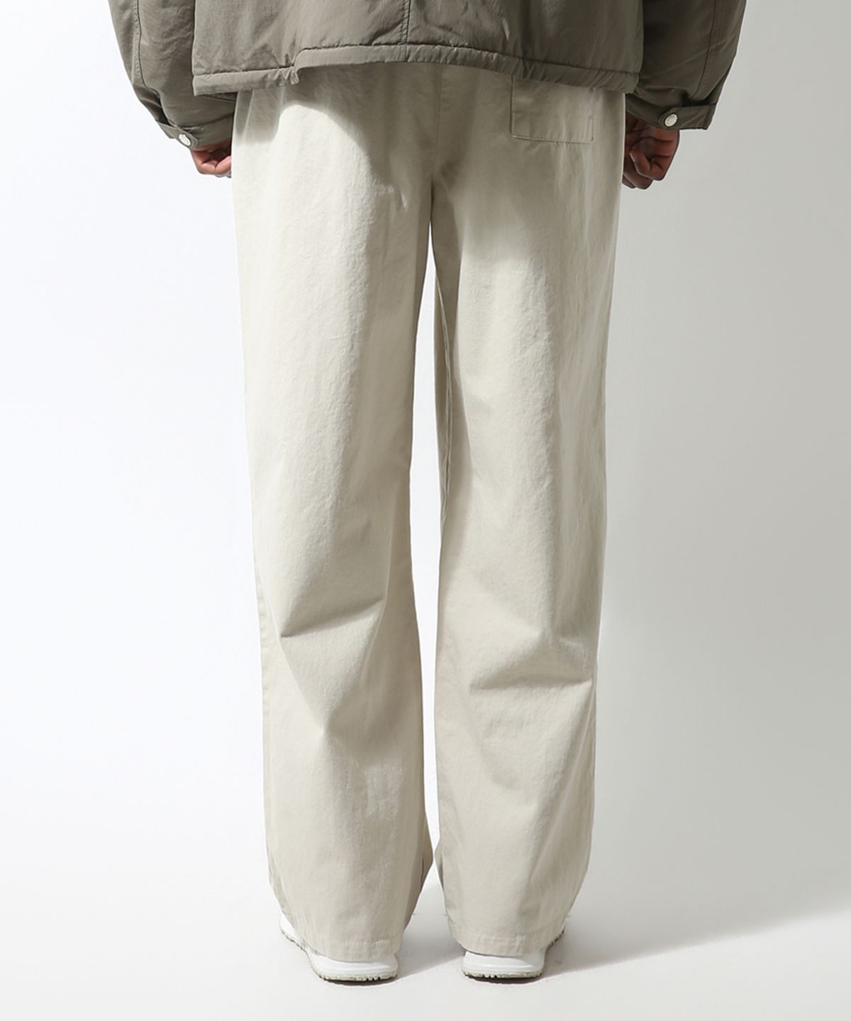 스트라이크(STRIKE) Washed Cotton Relaxed Pants (IVORY)