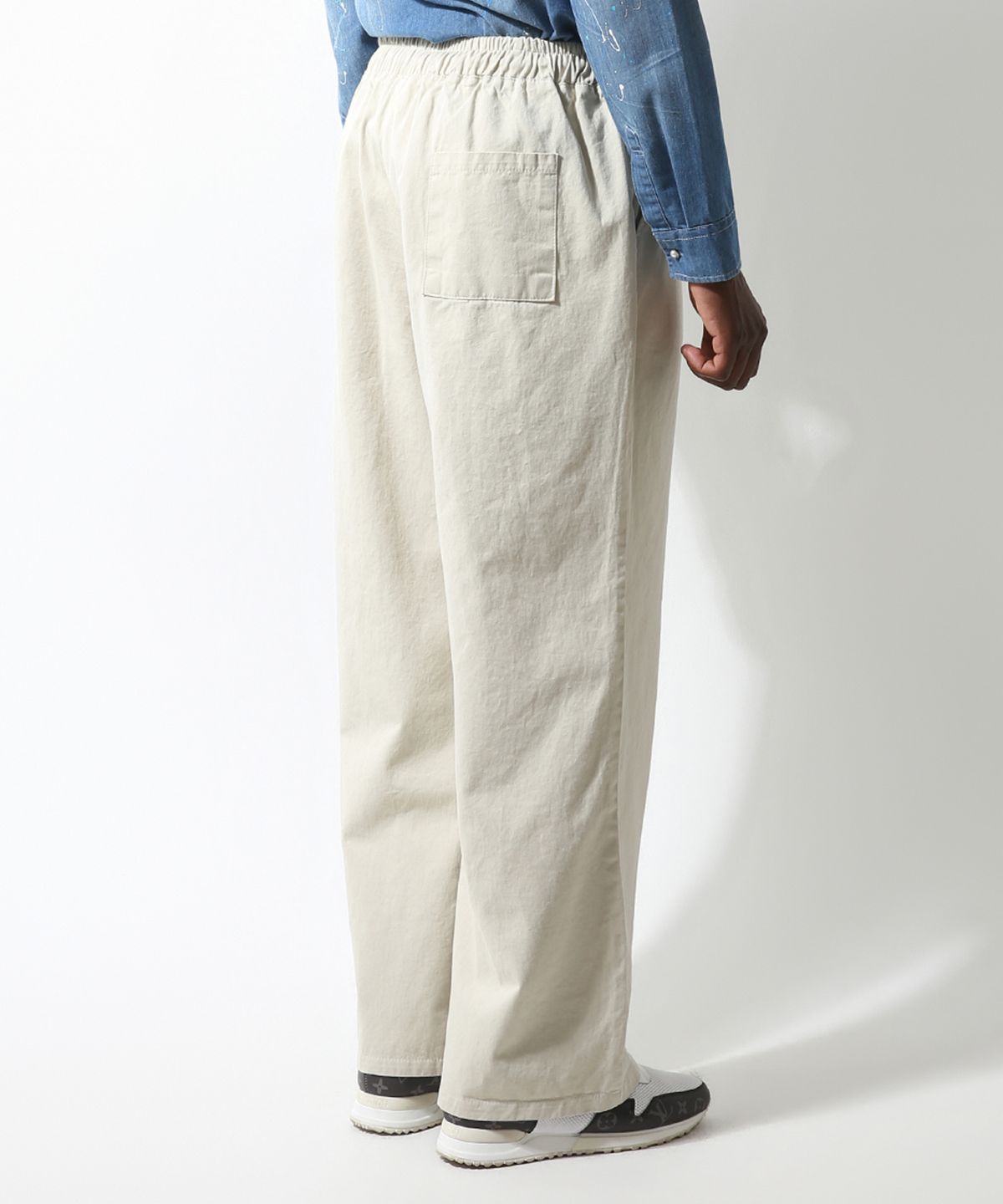 스트라이크(STRIKE) Washed Cotton Relaxed Pants (IVORY)