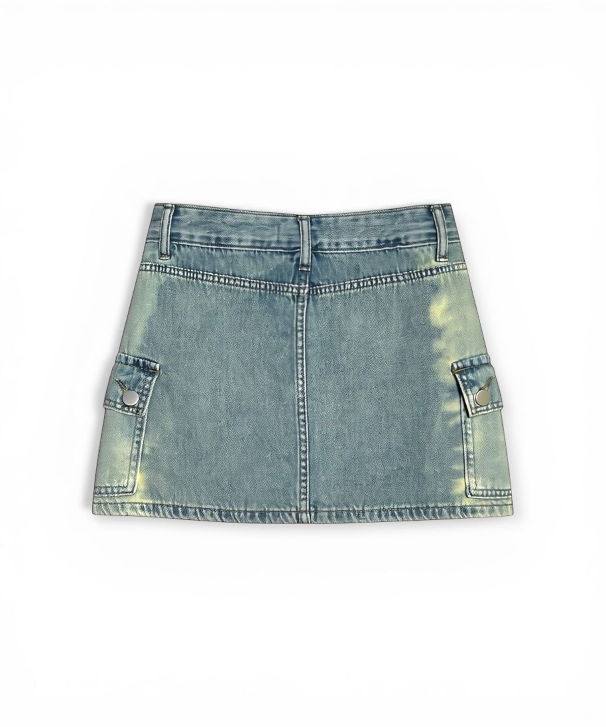 본슬리피(BORN SLIPPY) Addicted Side Pocket Mini Skirt (Blue)