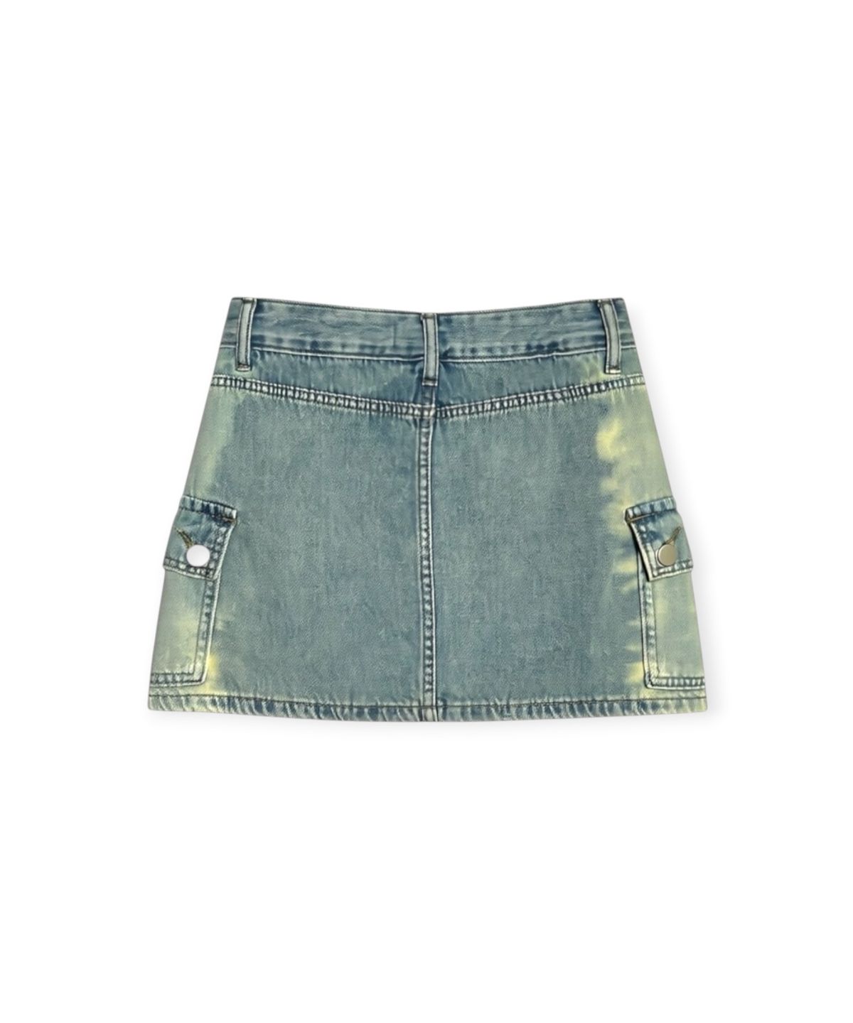 본슬리피(BORN SLIPPY) Addicted Side Pocket Mini Skirt (Blue)