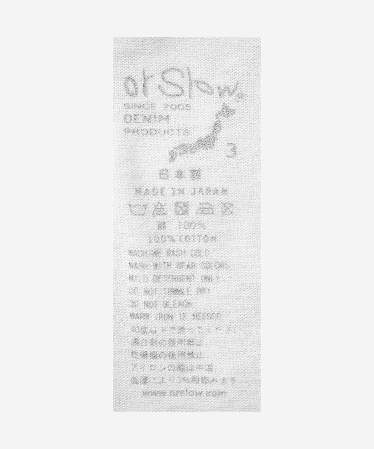 오어슬로우(ORSLOW) 스터디 코튼 포켓 반소매 티셔츠 - 화이트 / 030017N69