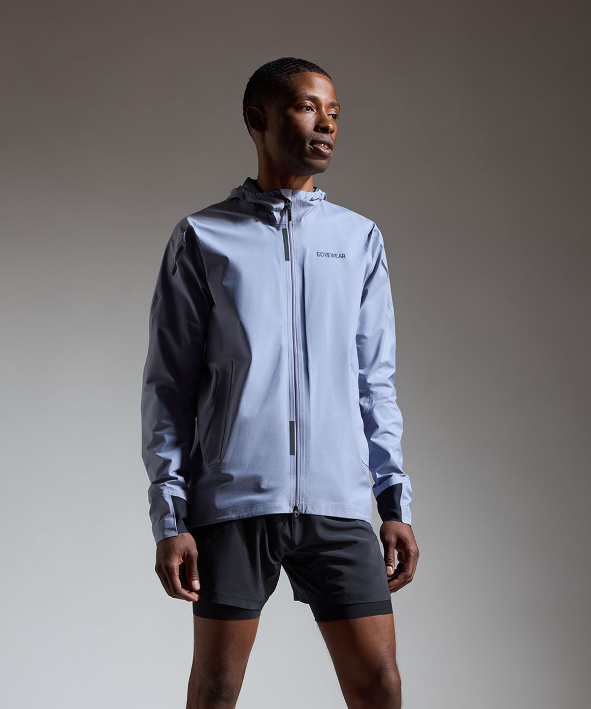 고어웨어(GOREWEAR) Gore-TEX 고어텍스 컨커브 자켓 - 아머씨스트 그레이 (남성용)