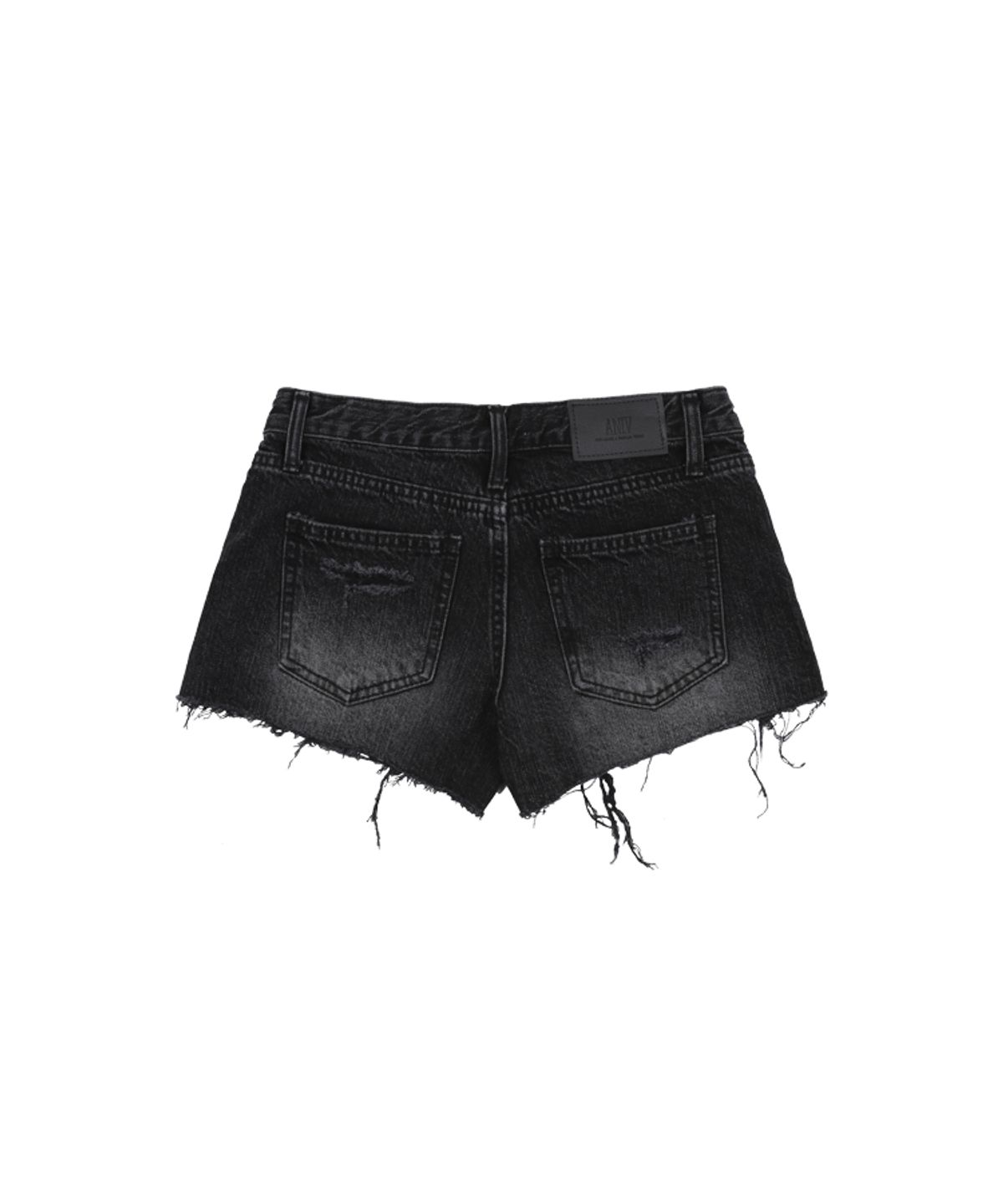 어니브(ANIV) VINTAGE DENIM SHORTS BLACK