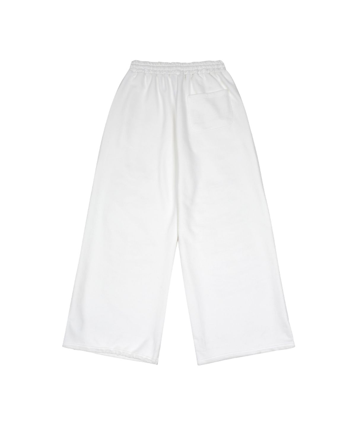 어니브(ANIV) DESTROYED BANDING SWEAT PANTS WHITE