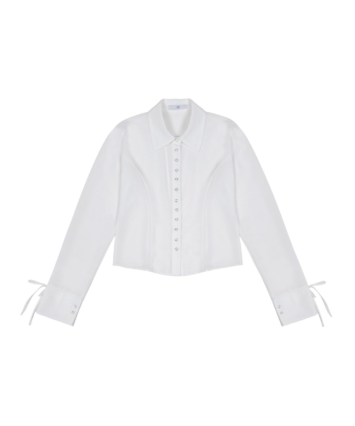 어니브(ANIV) SEE-THROUGH LONG CUFFS SHIRT WHITE