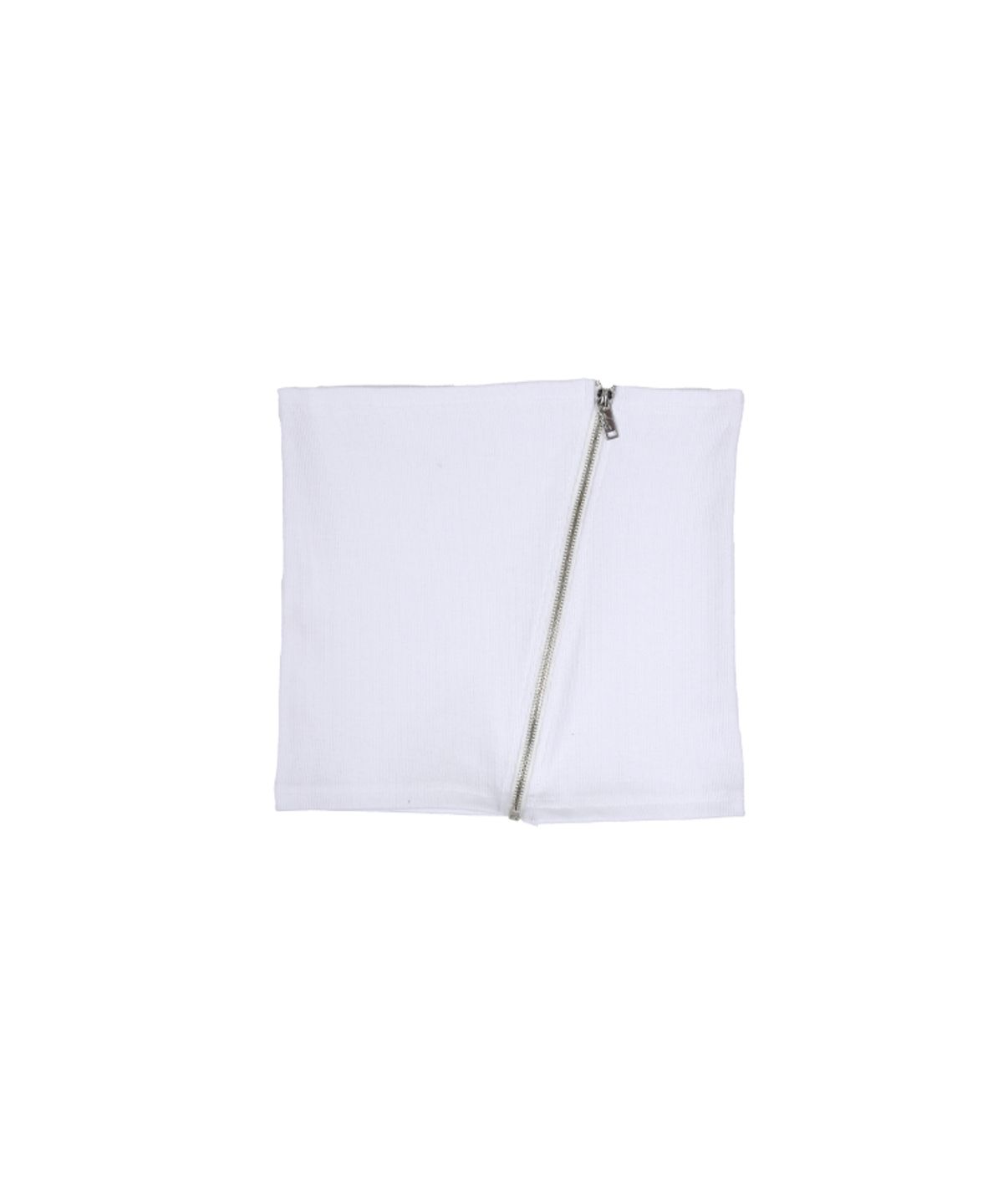 어니브(ANIV) ZIPPER TUBE TOP WHITE