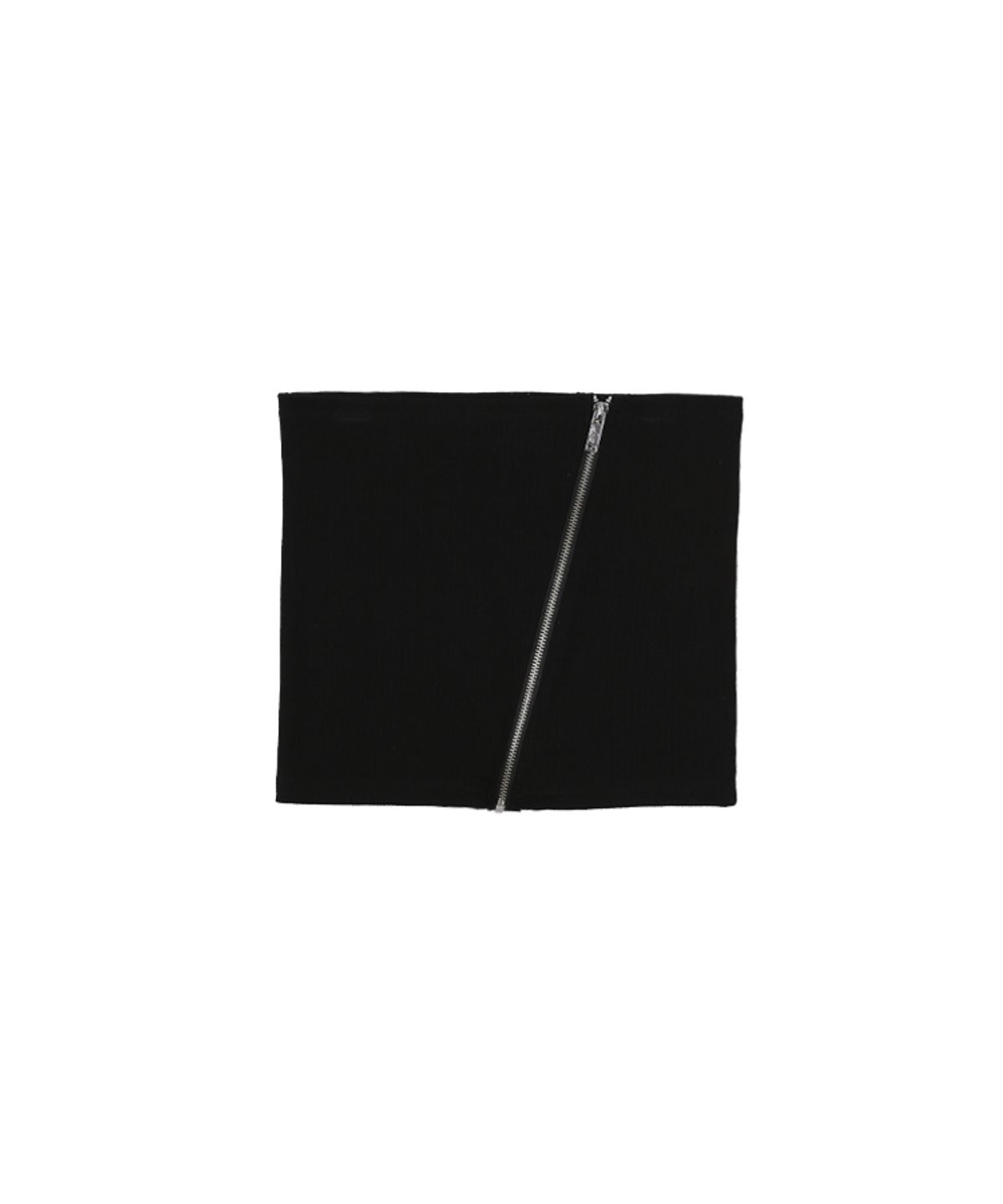 어니브(ANIV) ZIPPER TUBE TOP BLACK