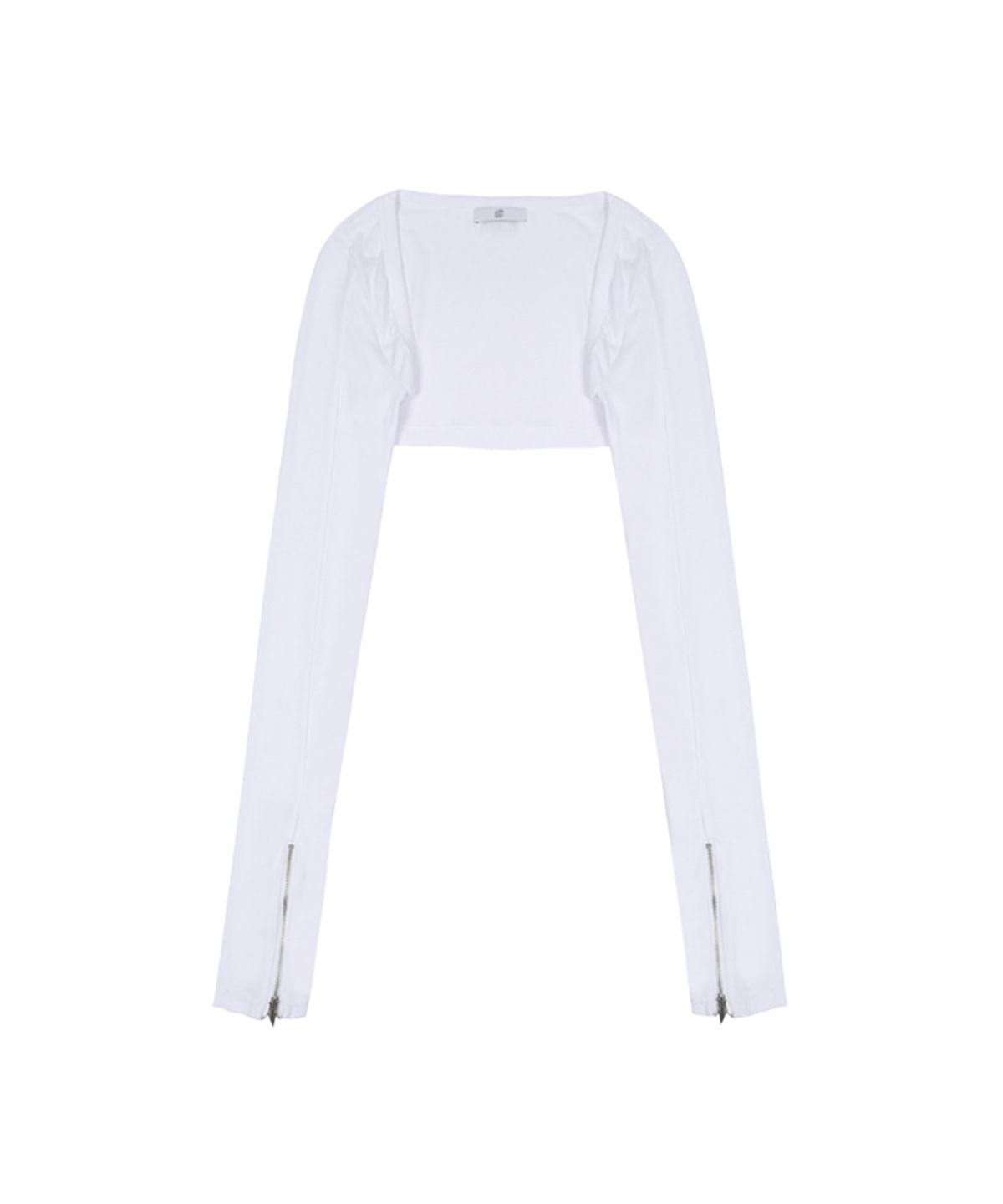 어니브(ANIV) HIPPIE SIDE ZIPPER BOLERO WHITE