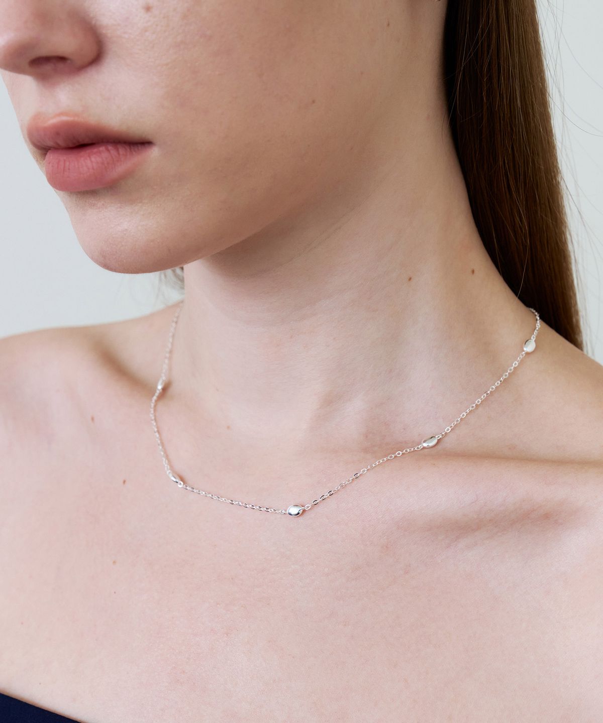 티오유(TOU) AL012 AFTER PURE DROP NECKLACE