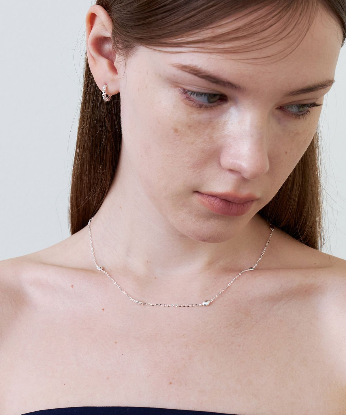 티오유(TOU) AL012 AFTER PURE DROP NECKLACE