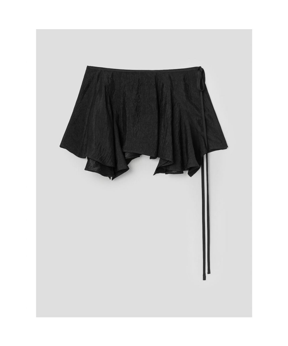 앙개(ANGGAE) Satin Chou Chou  Black