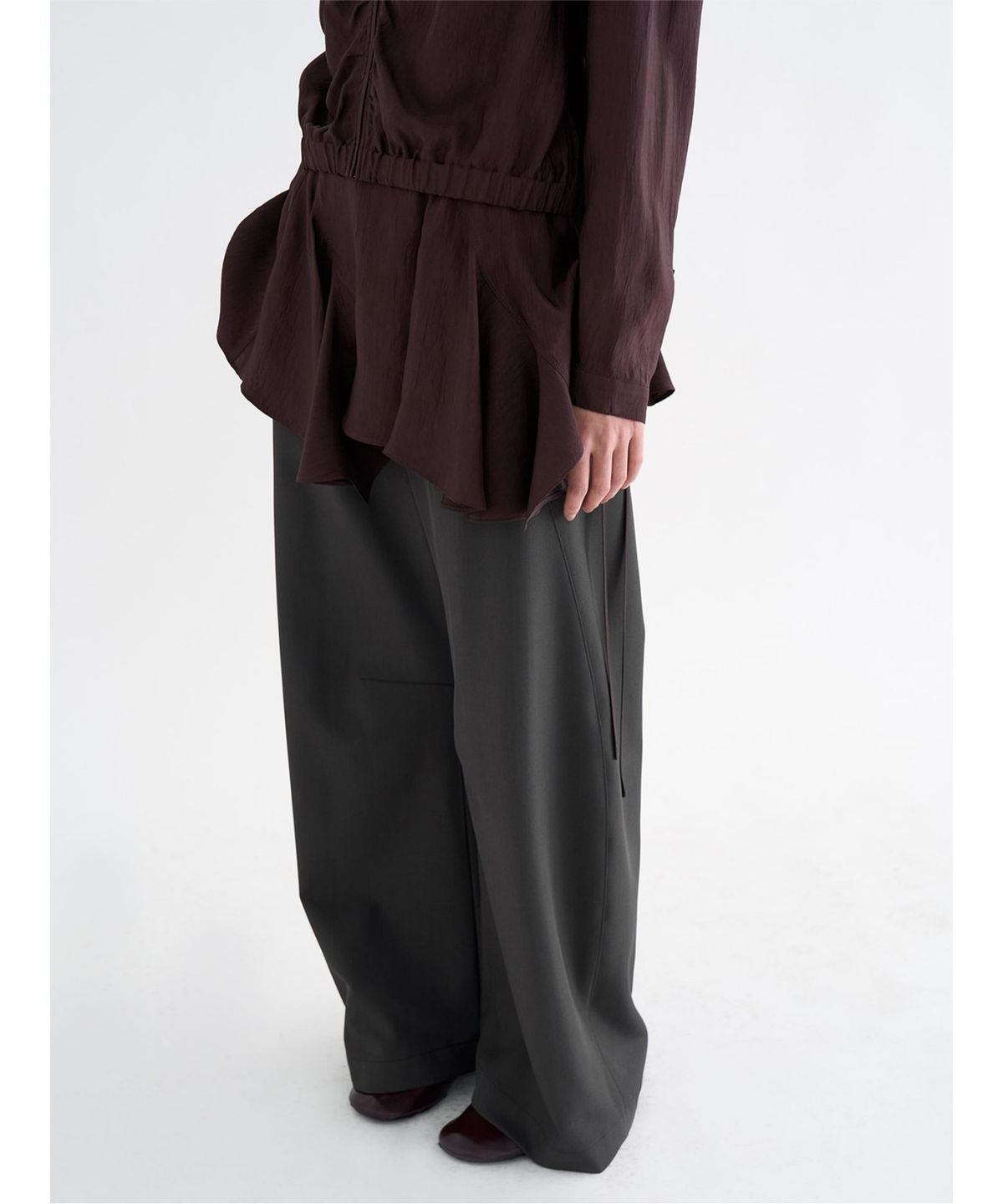 앙개(ANGGAE) Satin Chou Chou  Brown