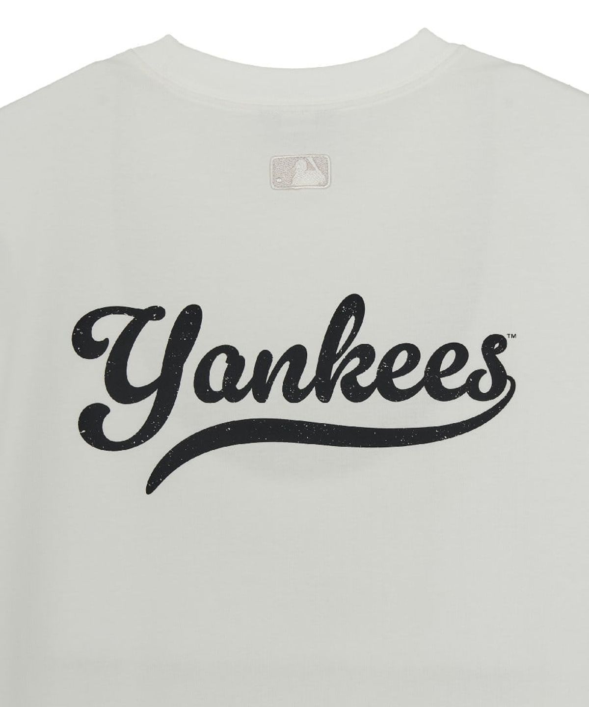 엠엘비(MLB) 스포티브 컬시브 등판 레터 반팔 티셔츠 NY (Ivory)