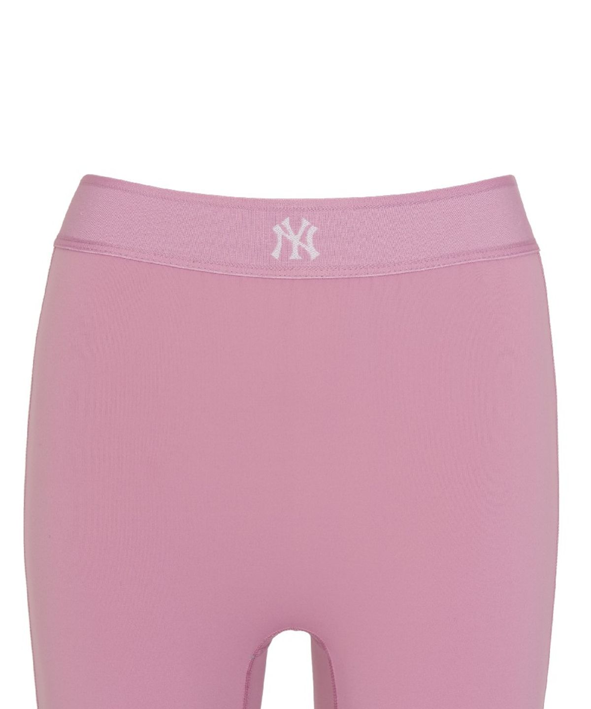 엠엘비(MLB) 여성 베이직 밴드 로고포인트 바이크쇼츠 NY (Pink)
