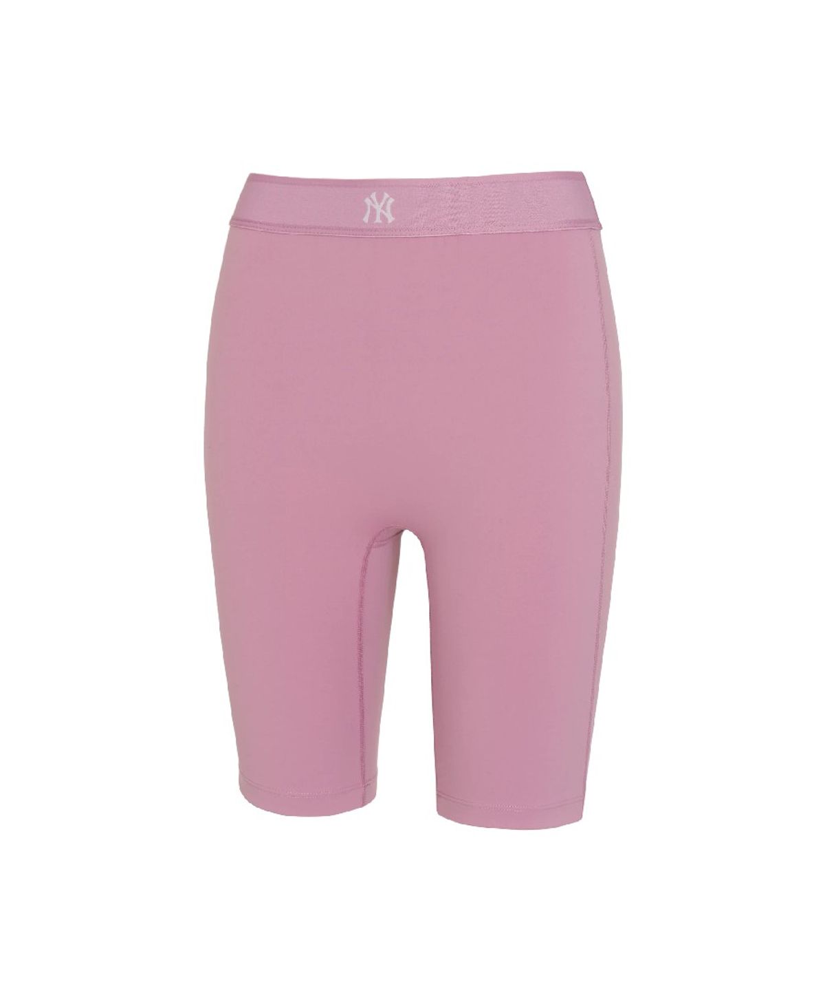 엠엘비(MLB) 여성 베이직 밴드 로고포인트 바이크쇼츠 NY (Pink)