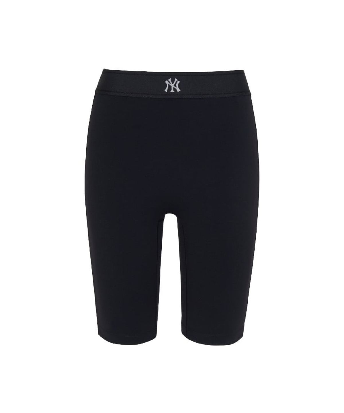 엠엘비(MLB) 여성 베이직 밴드 로고포인트 바이크쇼츠 NY (Black)