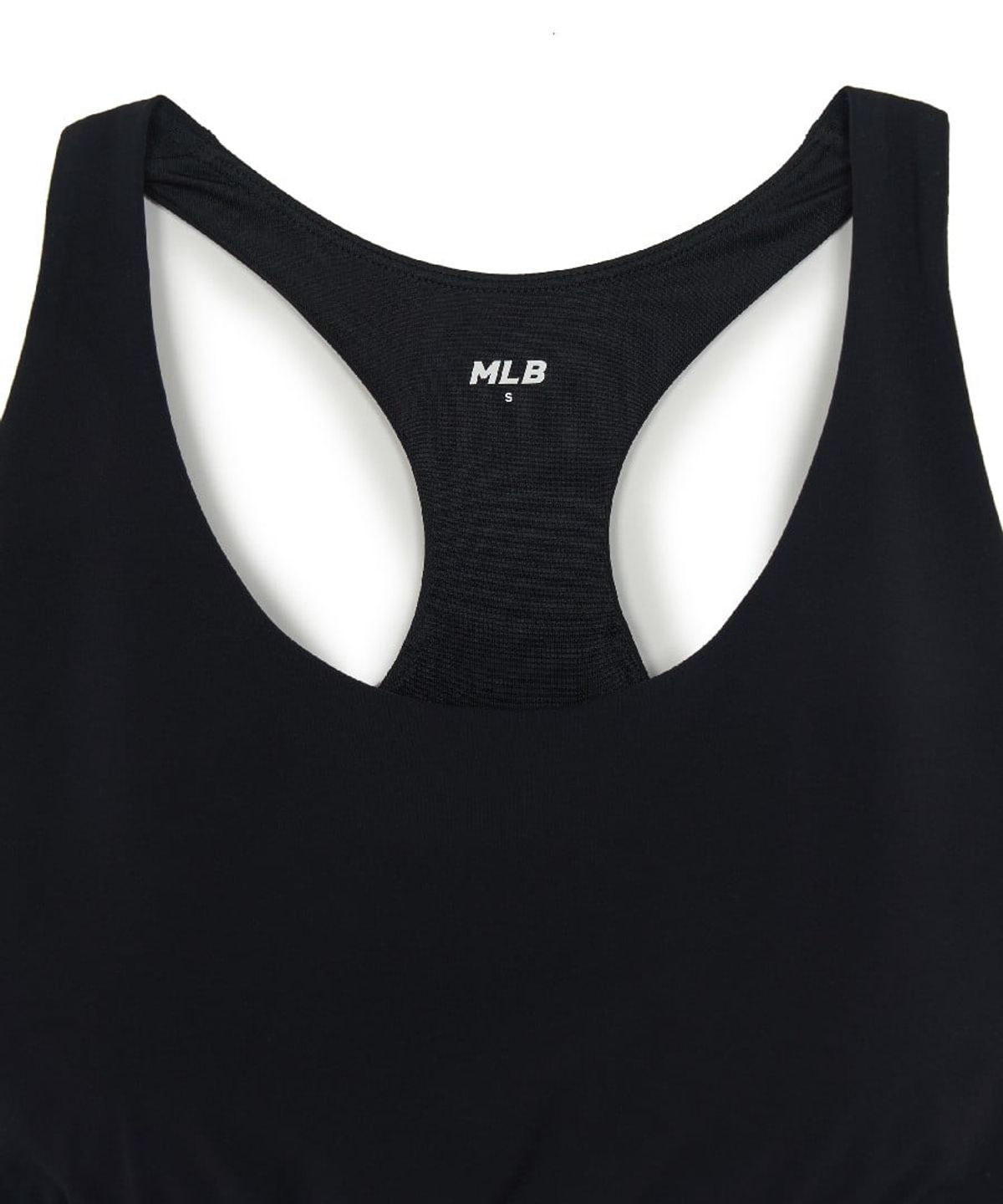엠엘비(MLB) 여성 베이직 밴드 로고포인트 크롭탑 NY (Black)
