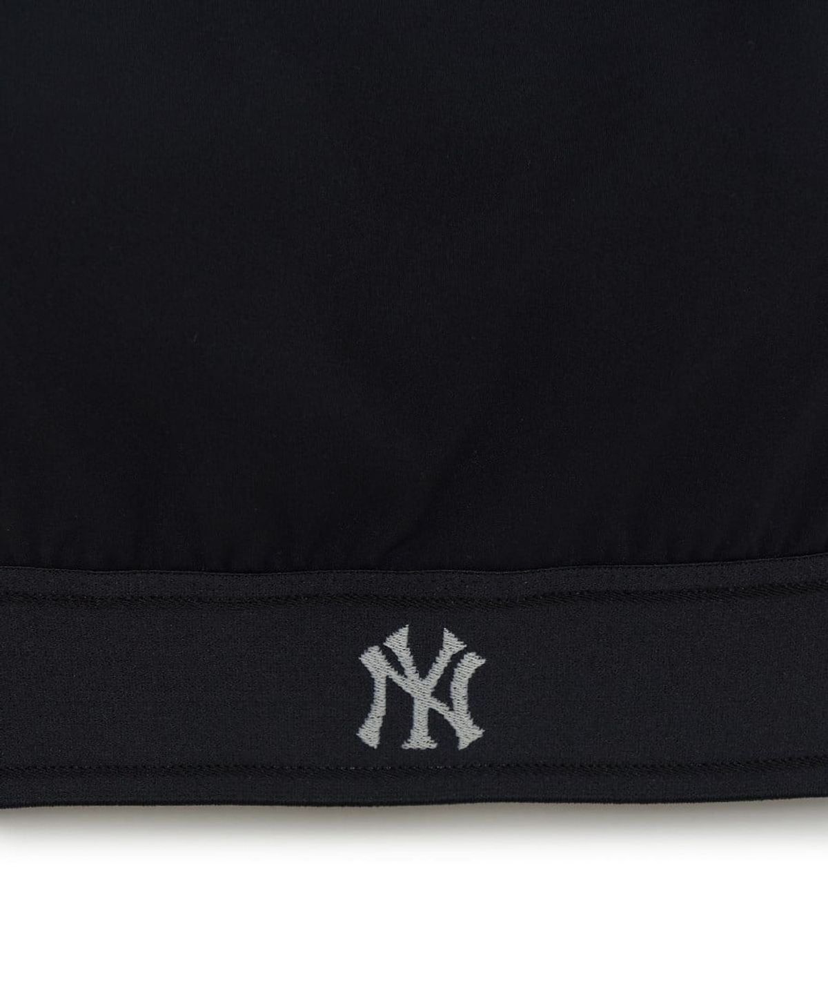 엠엘비(MLB) 여성 베이직 밴드 로고포인트 크롭탑 NY (Black)