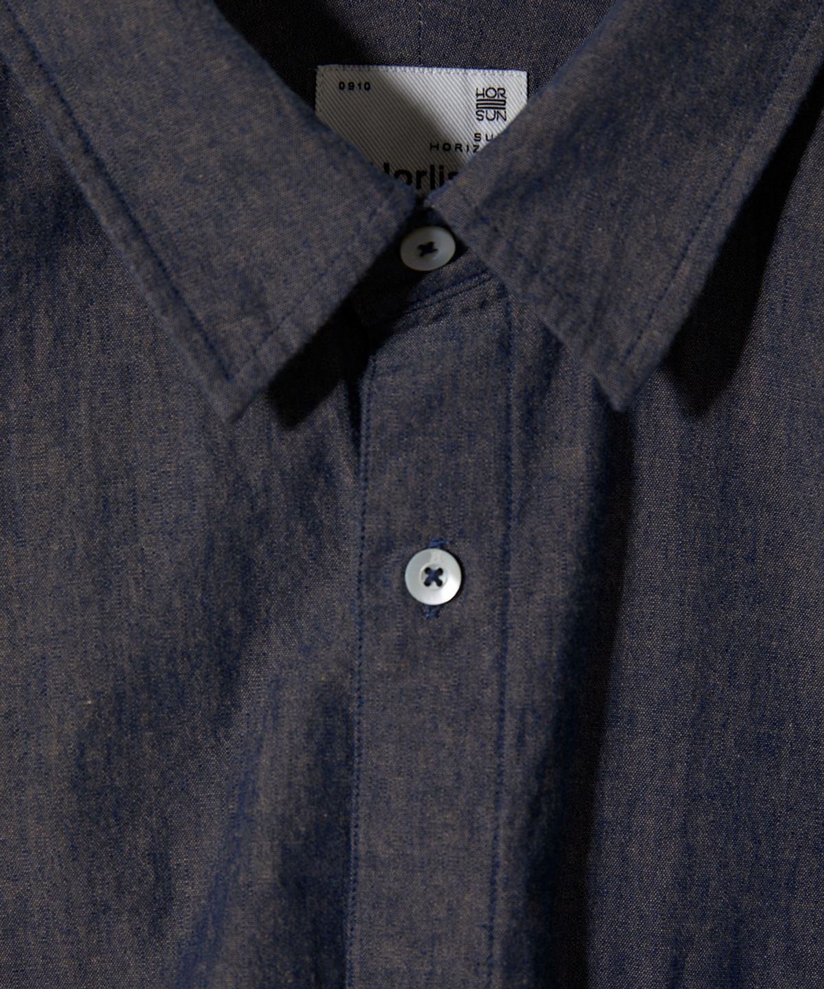 홀리선(HORLISUN) Poole Denim Shirt Blue