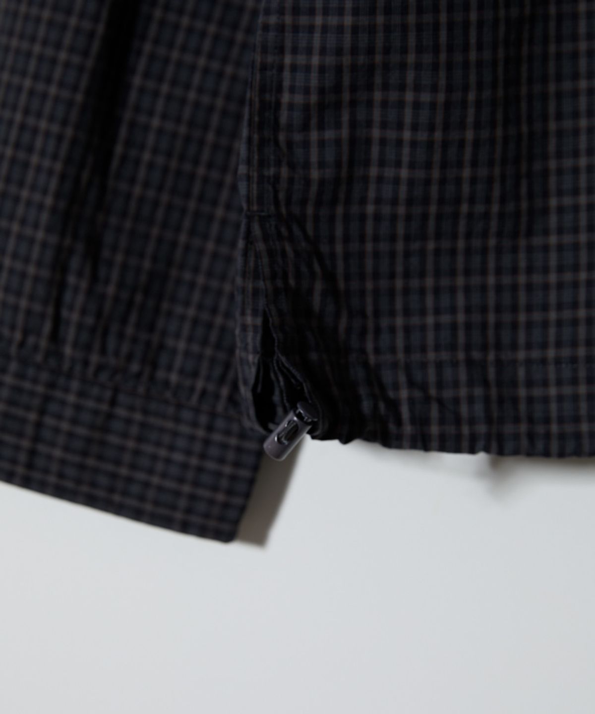 홀리선(HORLISUN) Ripple Typewriter Shirt Jacket Charcoal