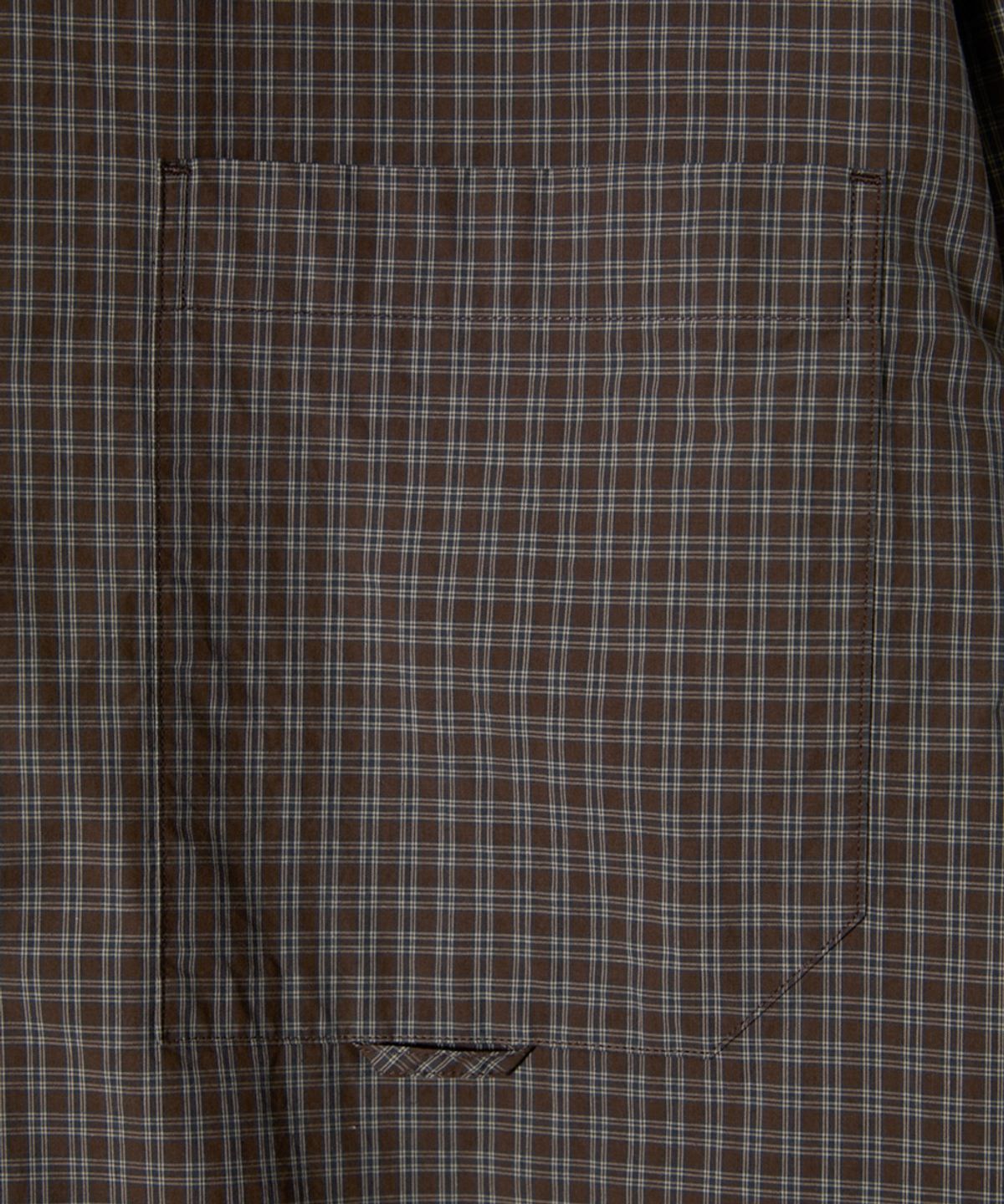 홀리선(HORLISUN) Ripple Typewriter Shirt Jacket Brown