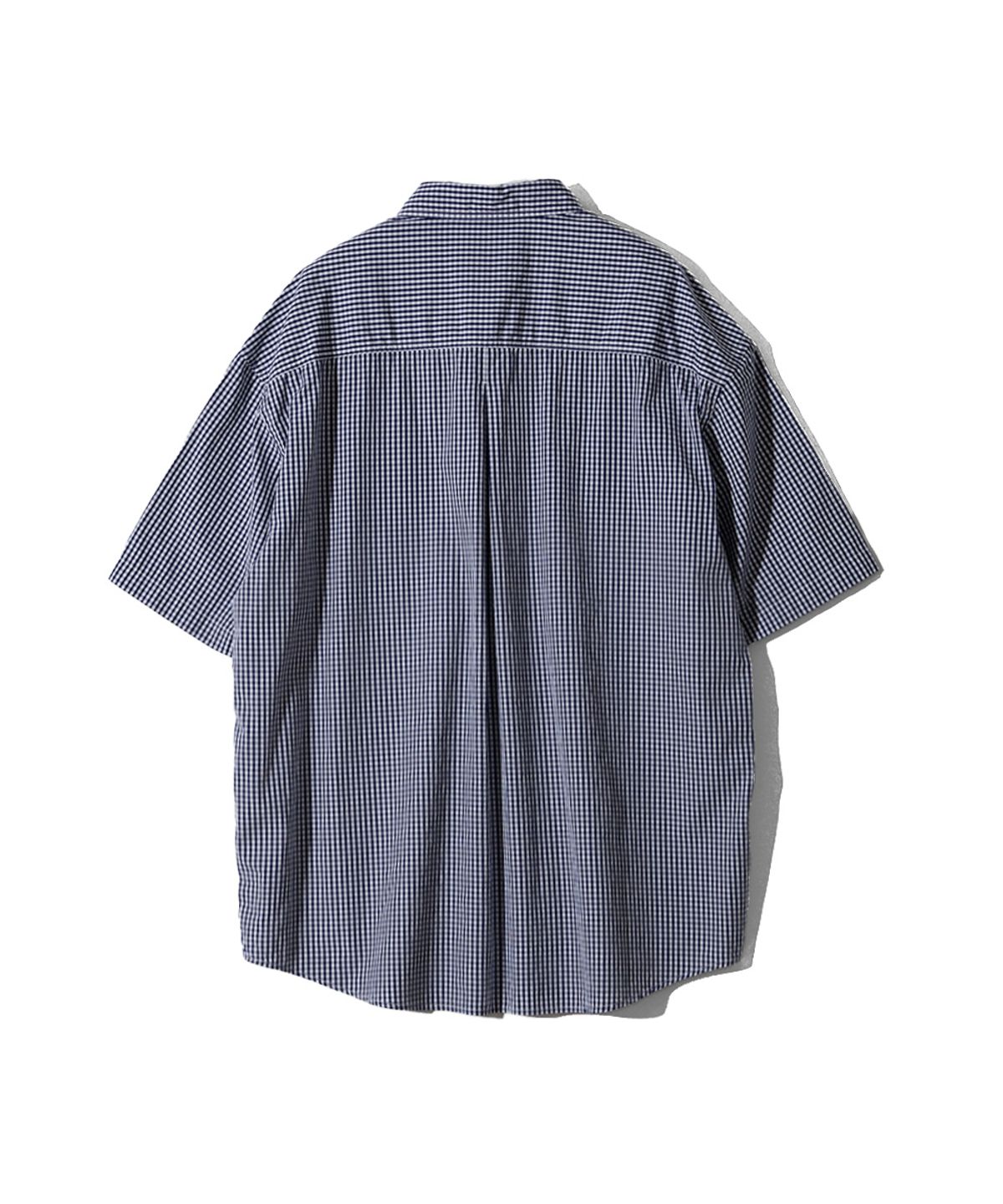 홀리선(HORLISUN) Ophir Gingham Check Shirt Navy