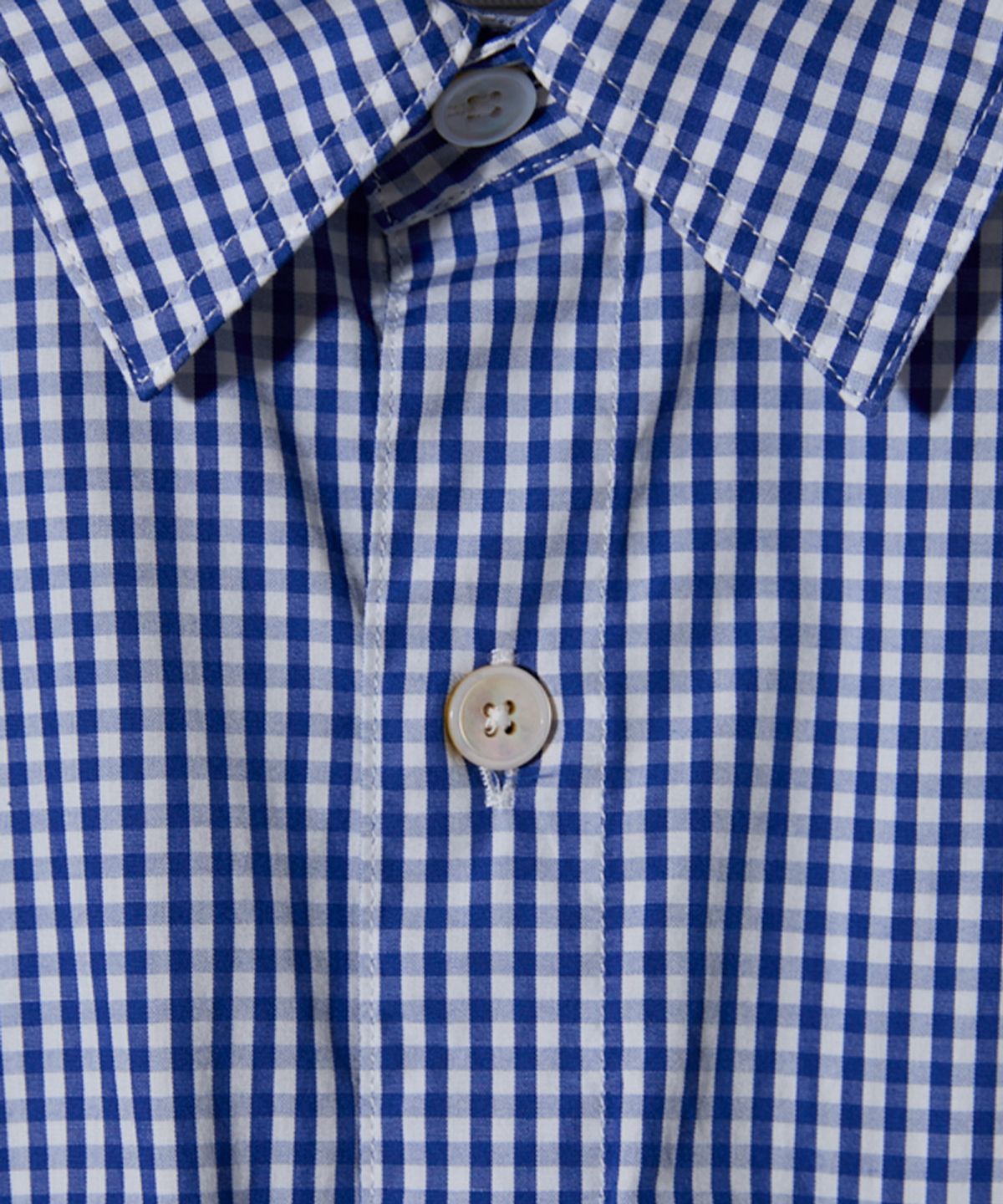 홀리선(HORLISUN) Ophir Gingham Check Shirt Blue
